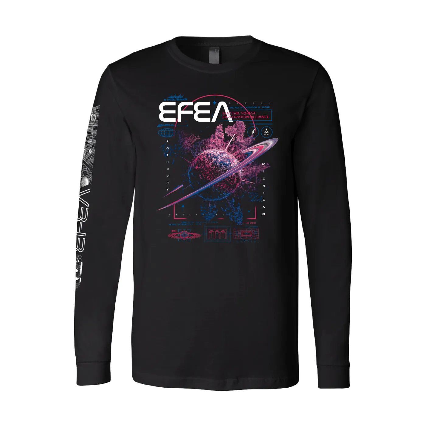 Electric Forest Festival Deep Space Long Sleeve Tee