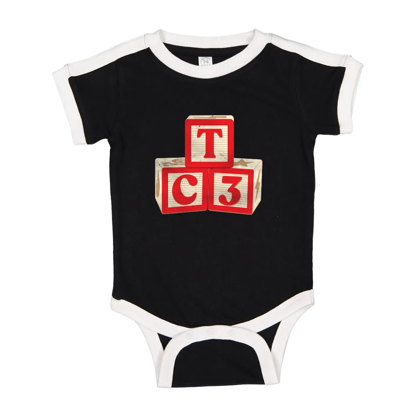 The Cadillac Three TC3 Baby Blocks Ringer Onesie