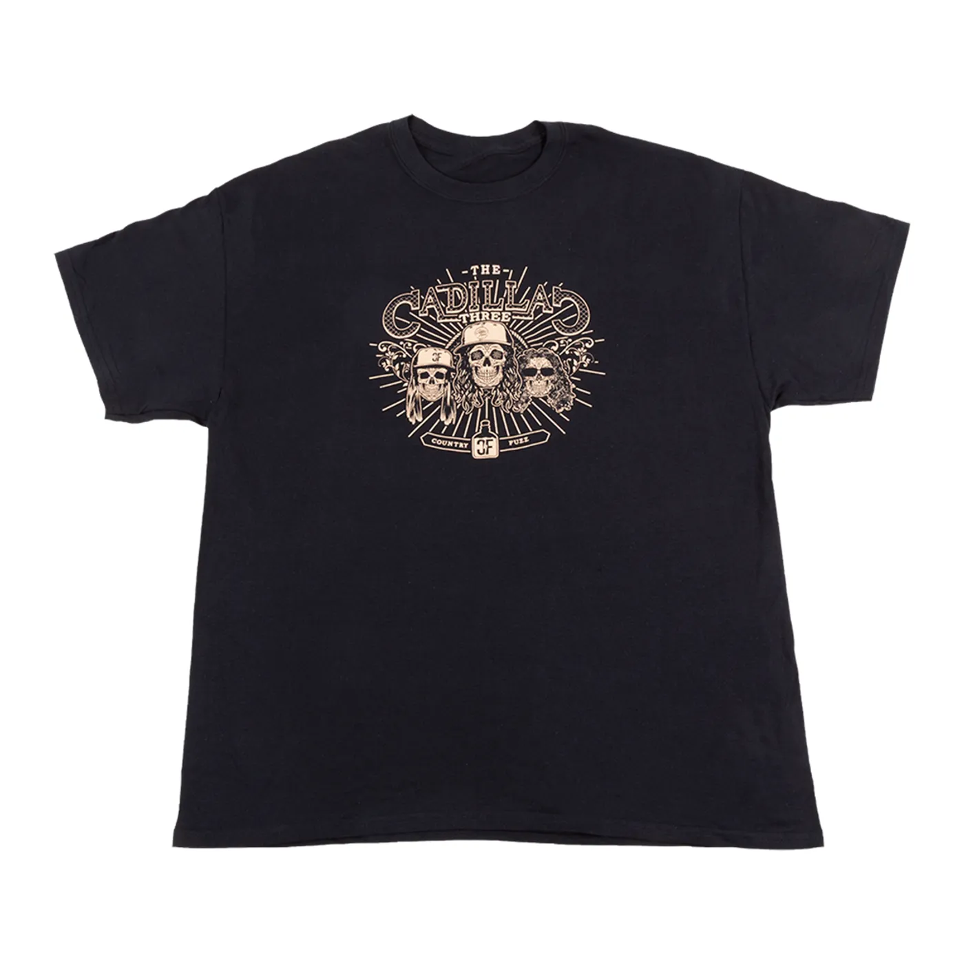 The Cadillac Three BLACK SKULL TOUR T-SHIRT
