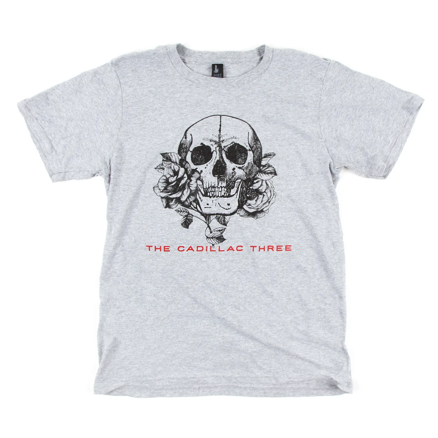 The Cadillac Three Gray Black Rose Tee