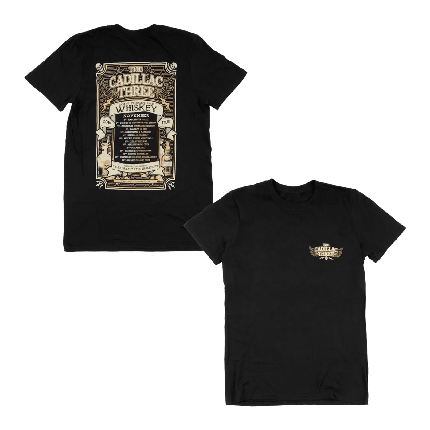 The Cadillac Three UK 2016 Tour Tee