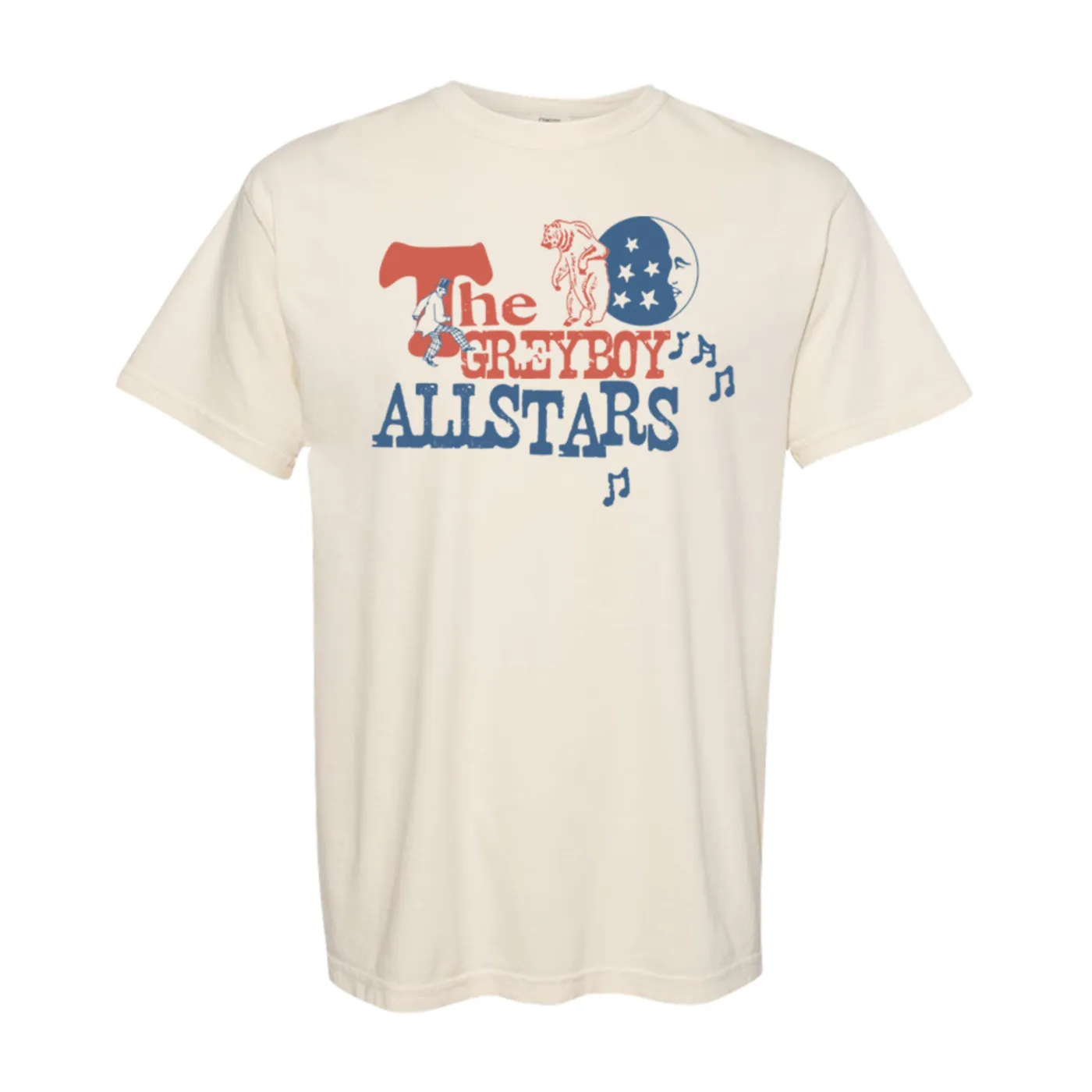 The Greyboy Allstars Bear & Moon Tee (Ivory)