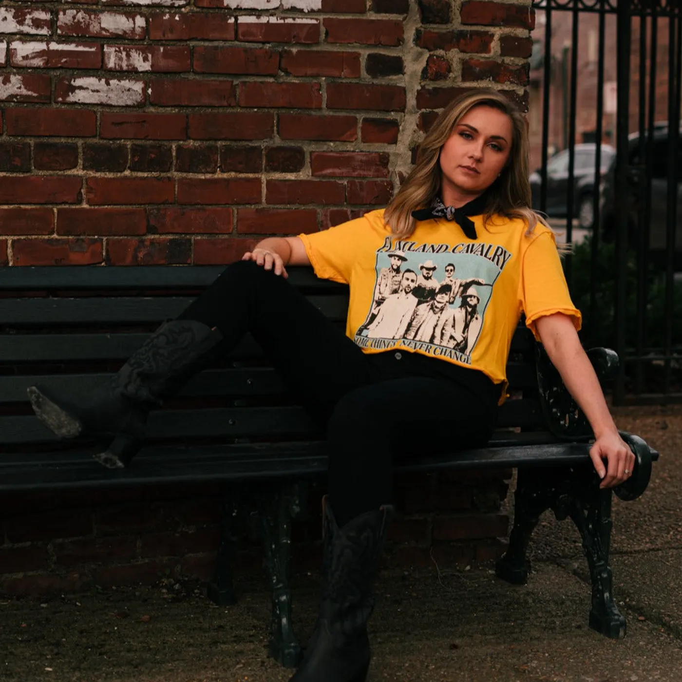 Flatland Cavalry Some Things Never Change Gold Tee