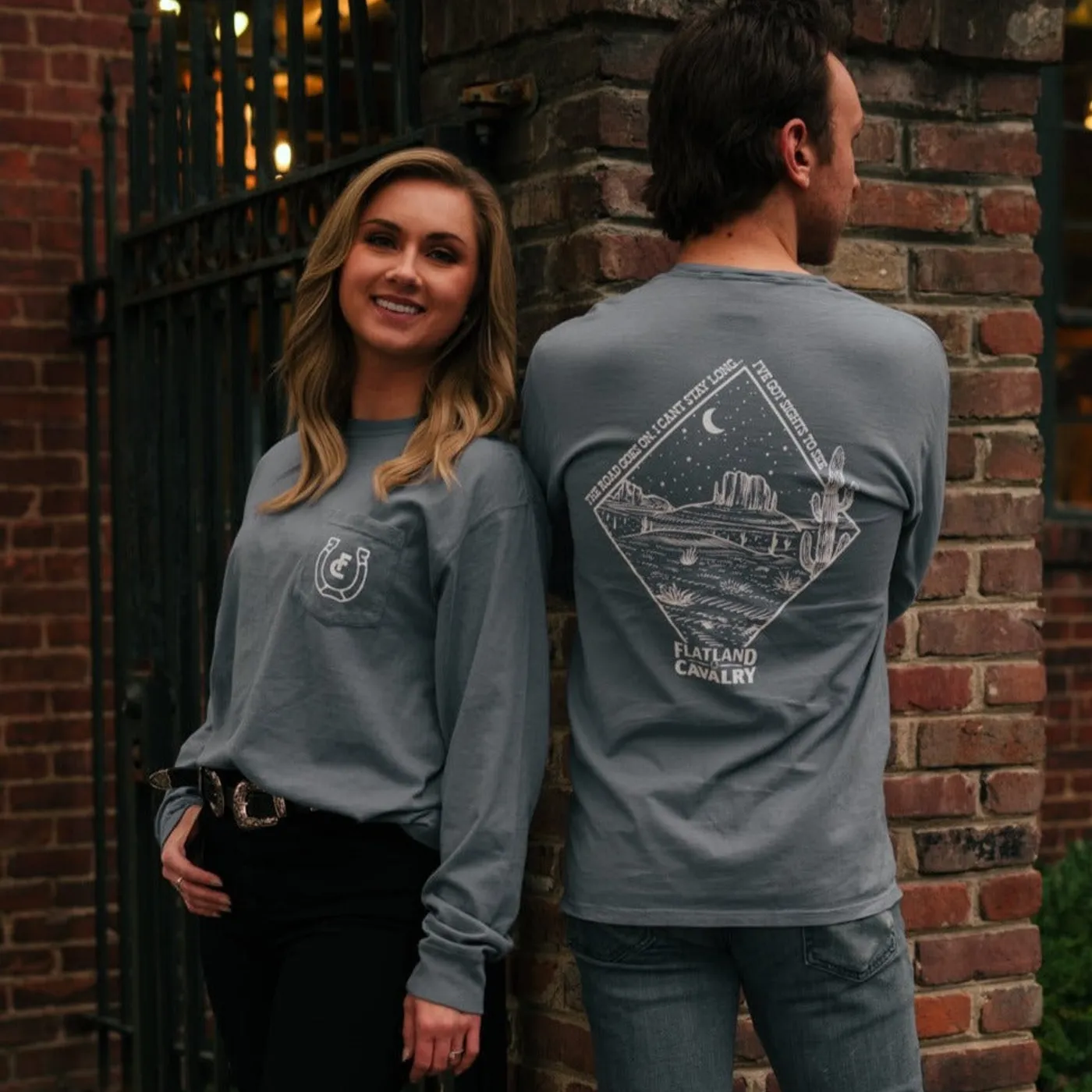 Flatland Cavalry Sights To See Pocket Tee
