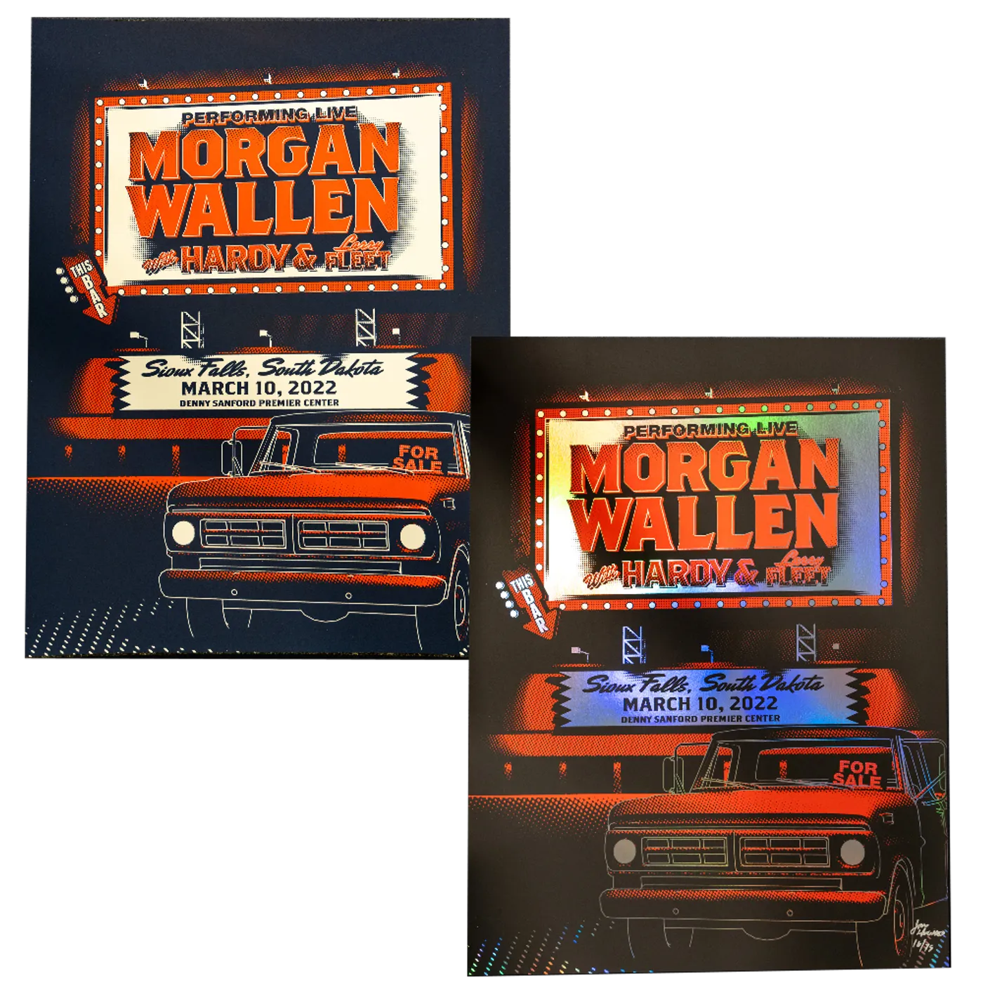 Morgan Wallen Sioux Falls, South Dakota March 10 Poster