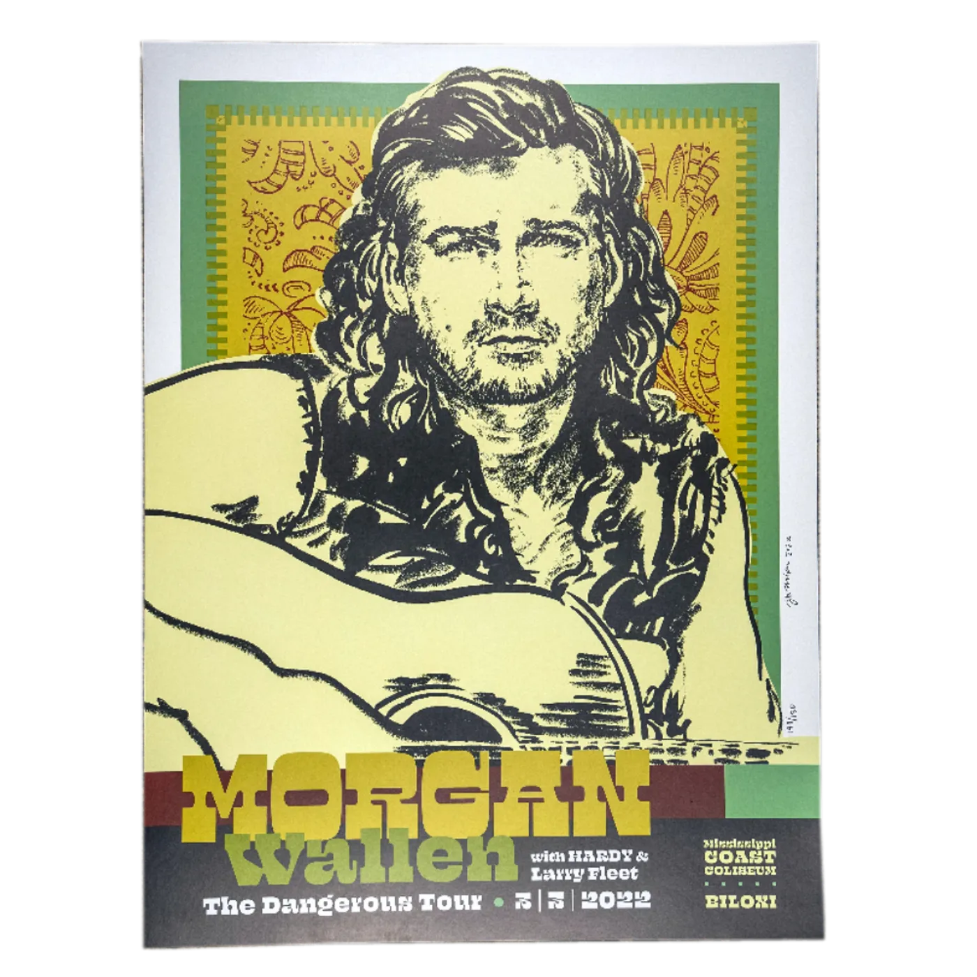 Morgan Wallen Biloxi, MS March 3 Poster
