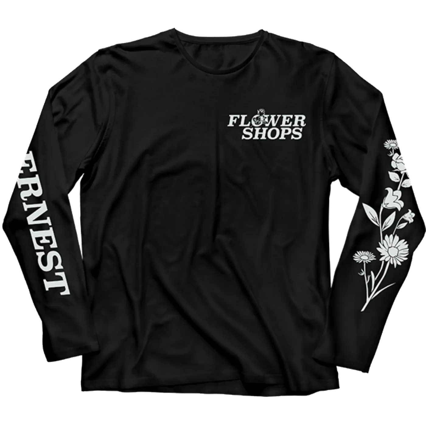 Ernest Long Sleeve Flower Shops Tee