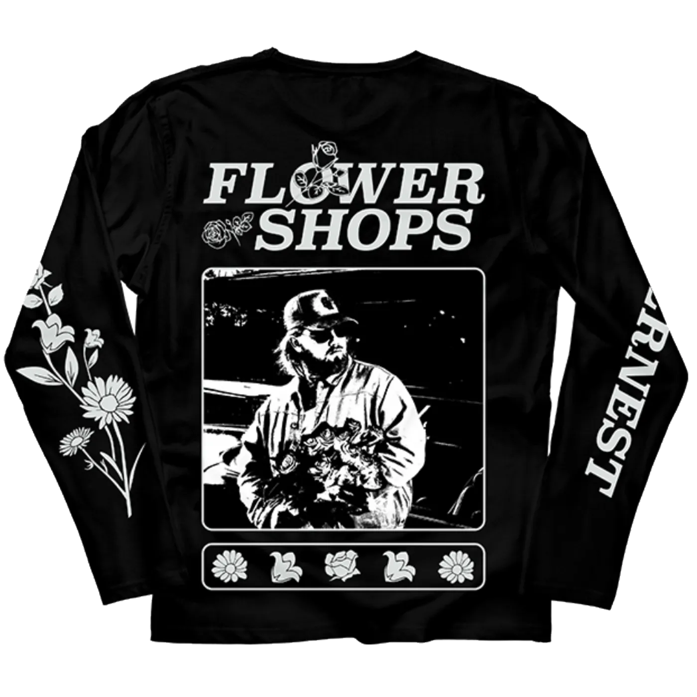 Ernest Long Sleeve Flower Shops Tee