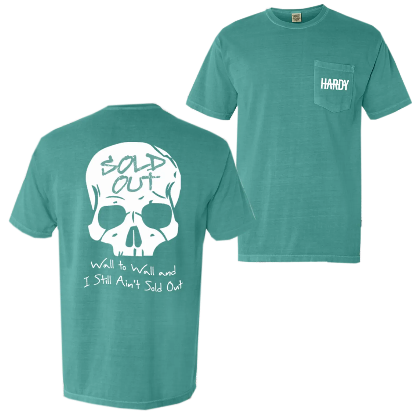 HARDY Seafoam Sold Out Pocket Tee