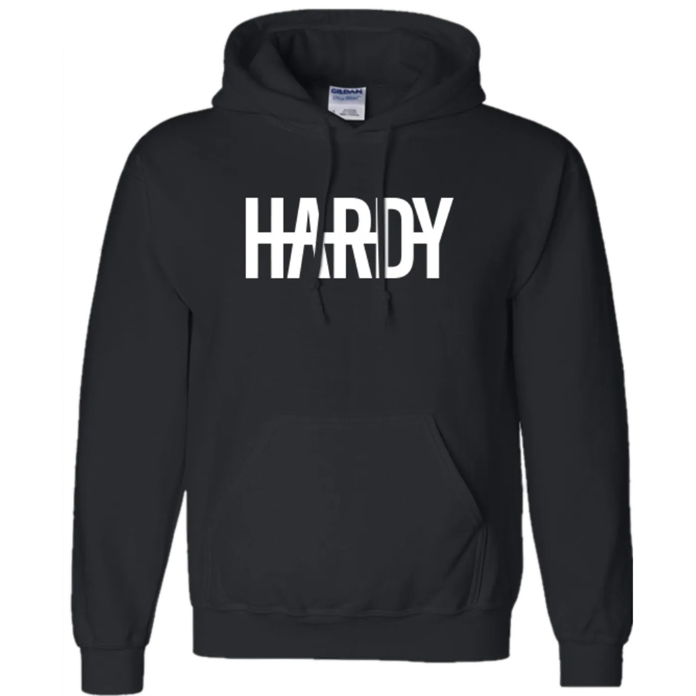 HARDY Black Pullover the mockingbird and The Crow Hoodie