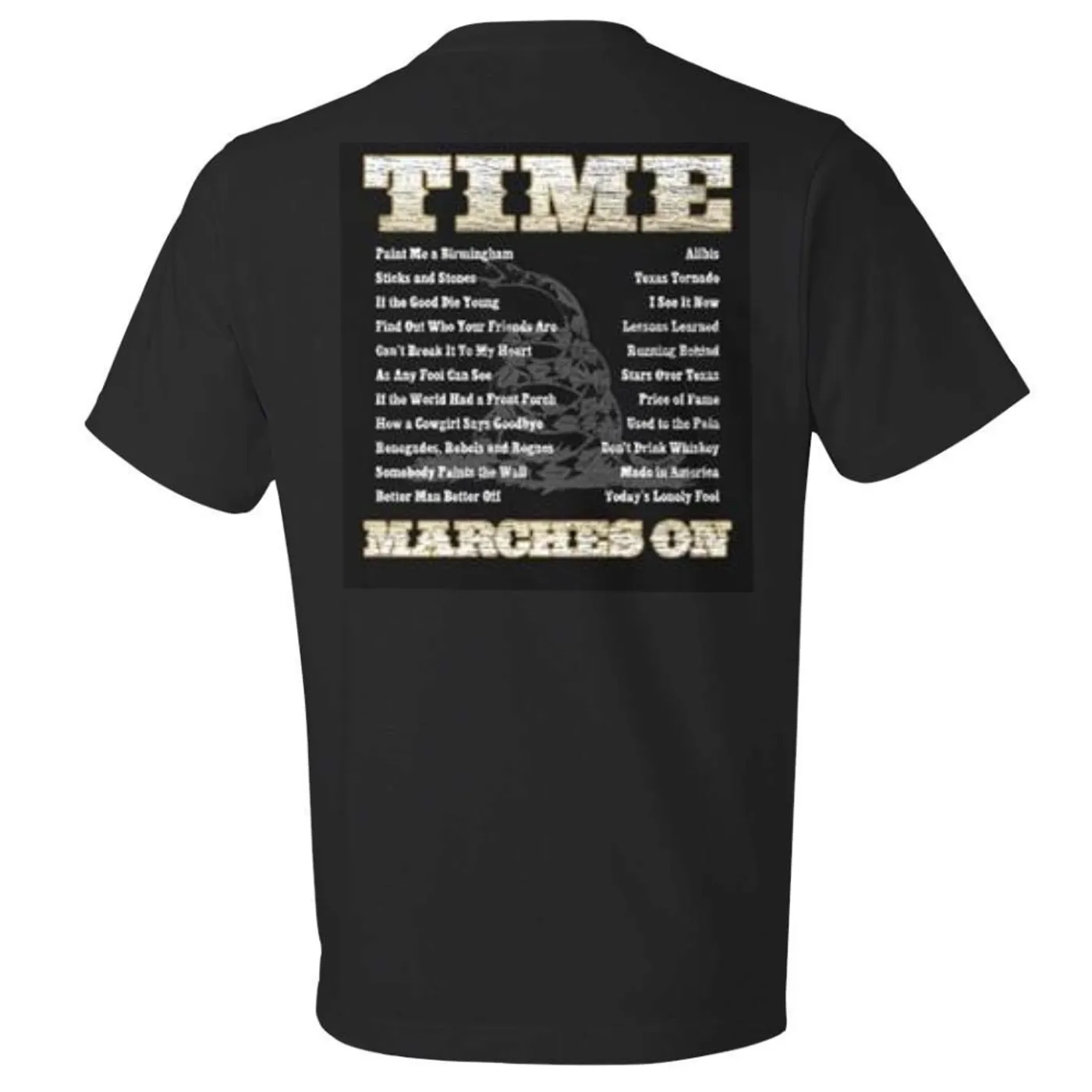 Tracy Lawrence Time Marches On Black Tee