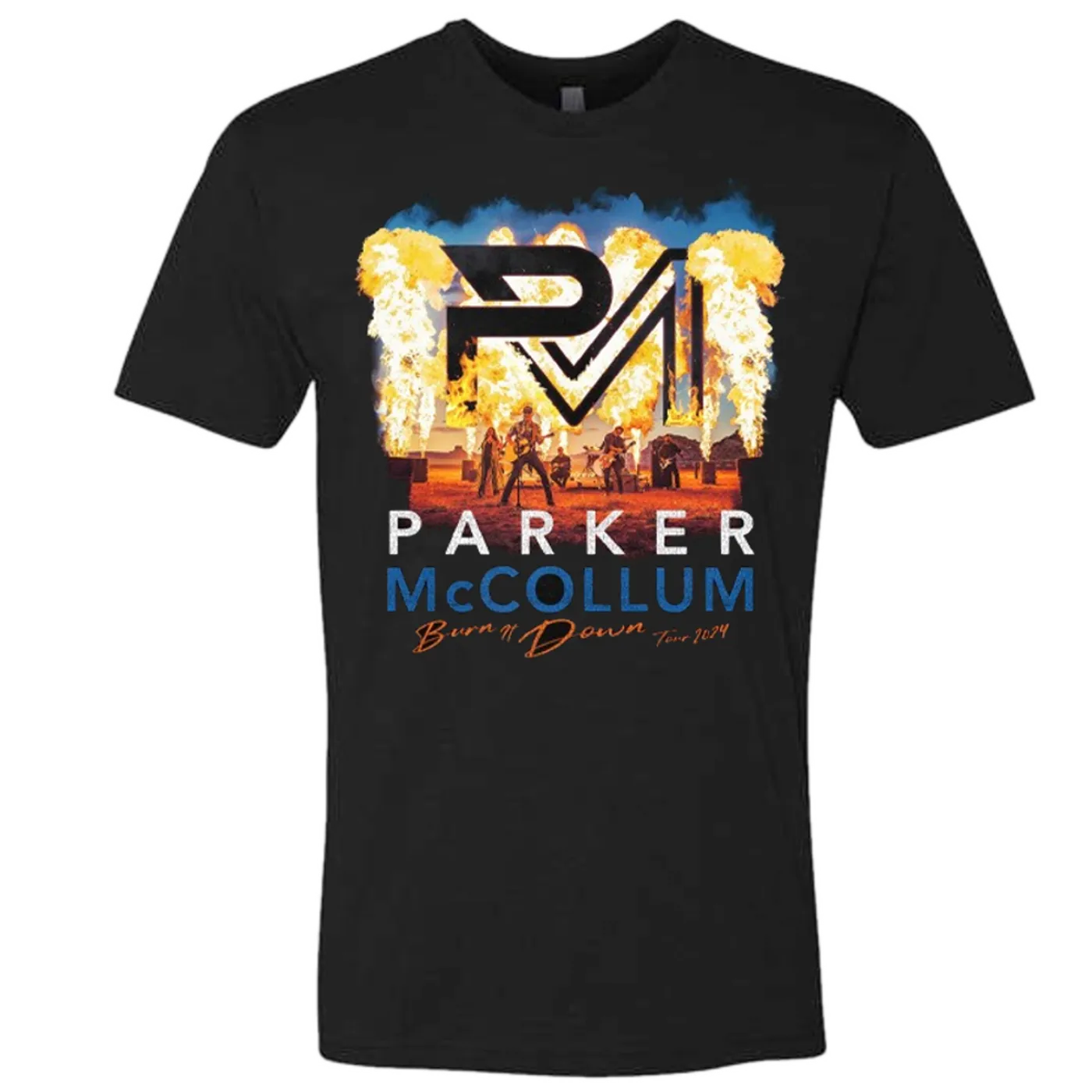 Parker McCollum 2024 Burn It Down Tour Tee