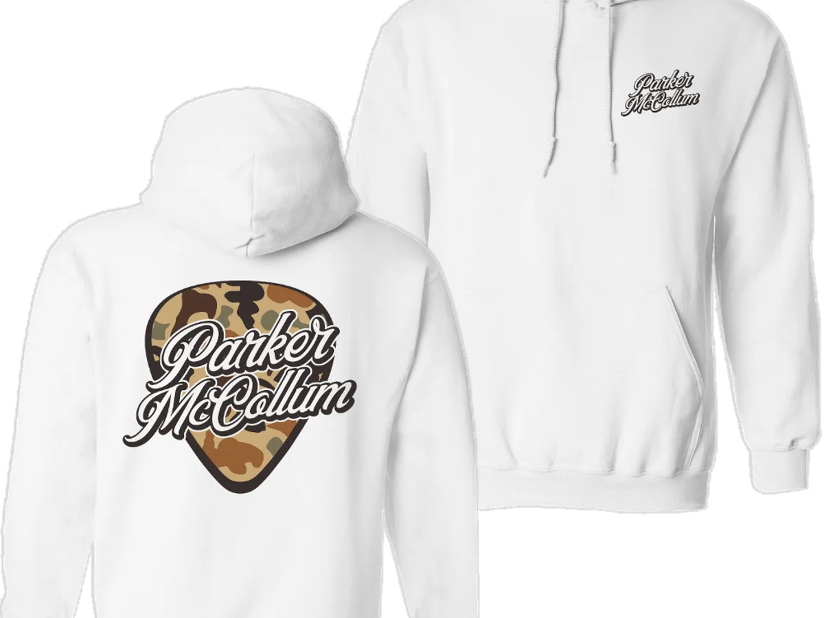 Parker McCollum White Camo Pullover Hoodie
