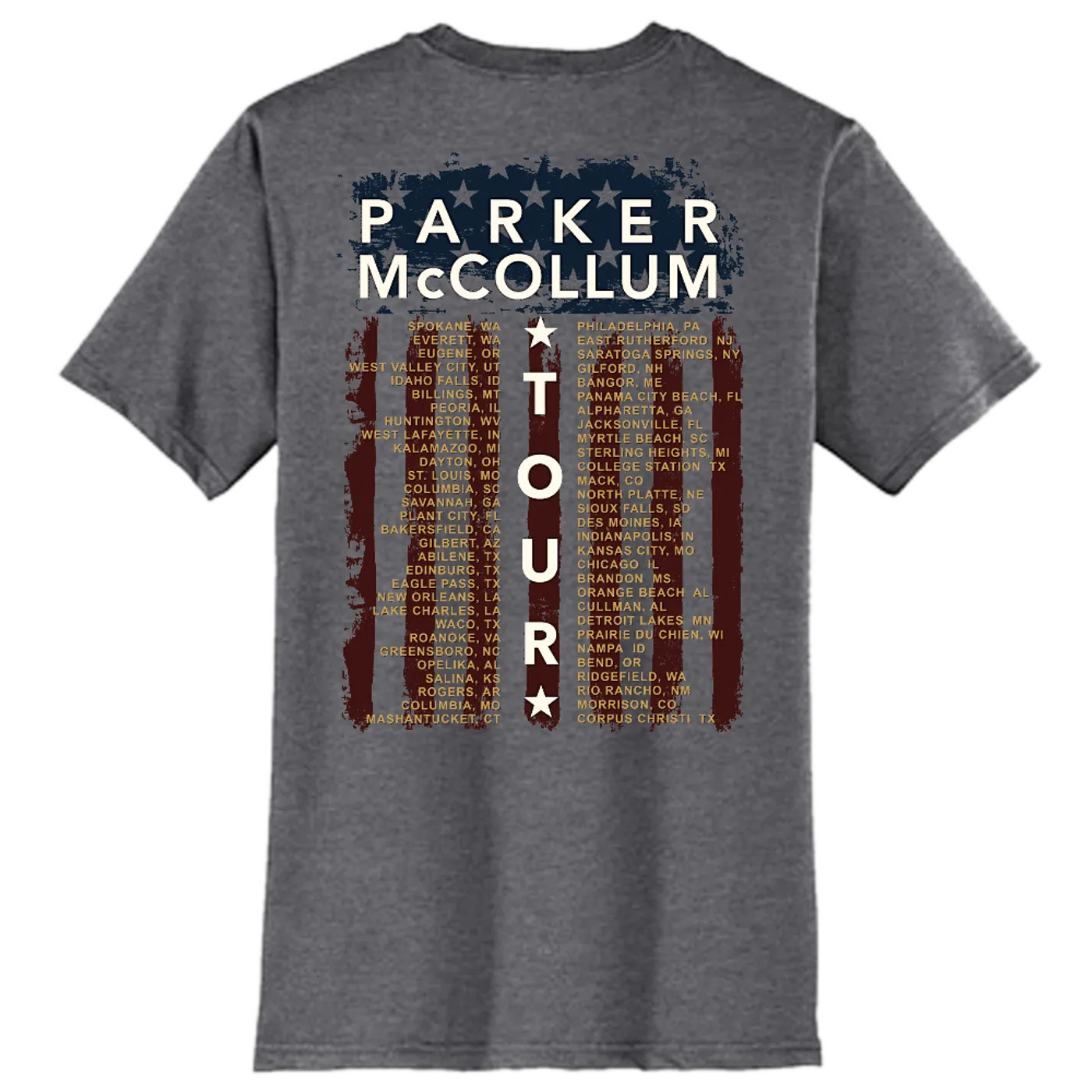 Parker McCollum 2024 Flag Logo Tour Tee
