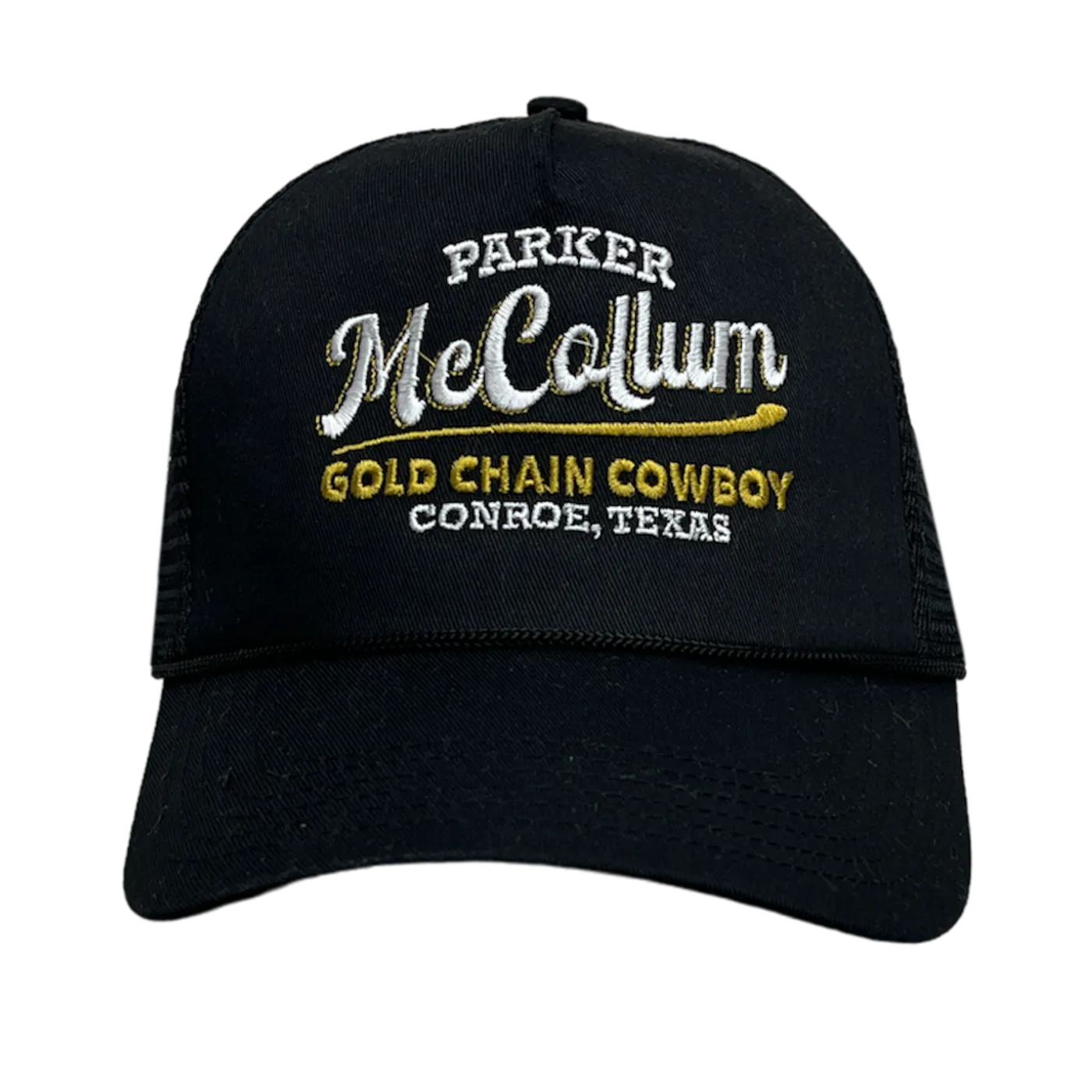 Parker McCollum Black Trucker Hat