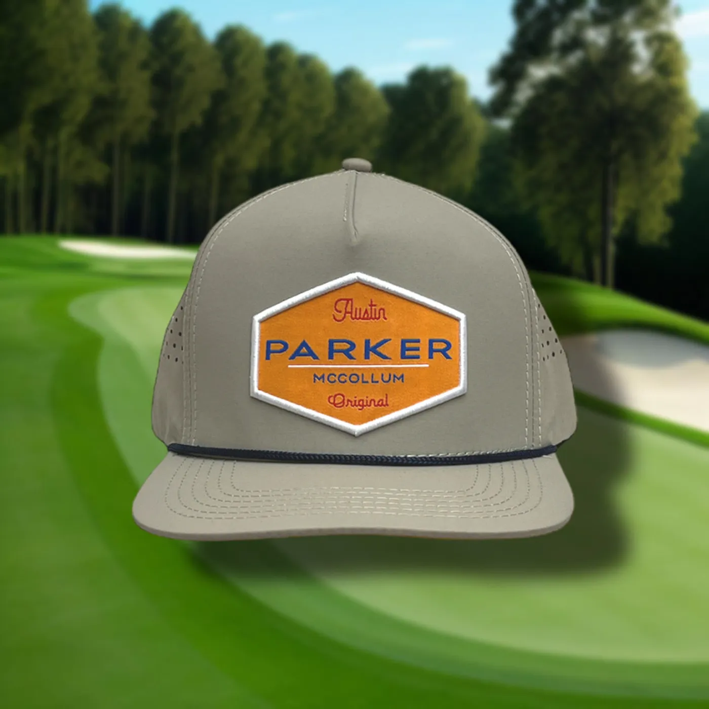 Parker McCollum Tan STAUNCH Golf Patch Hat