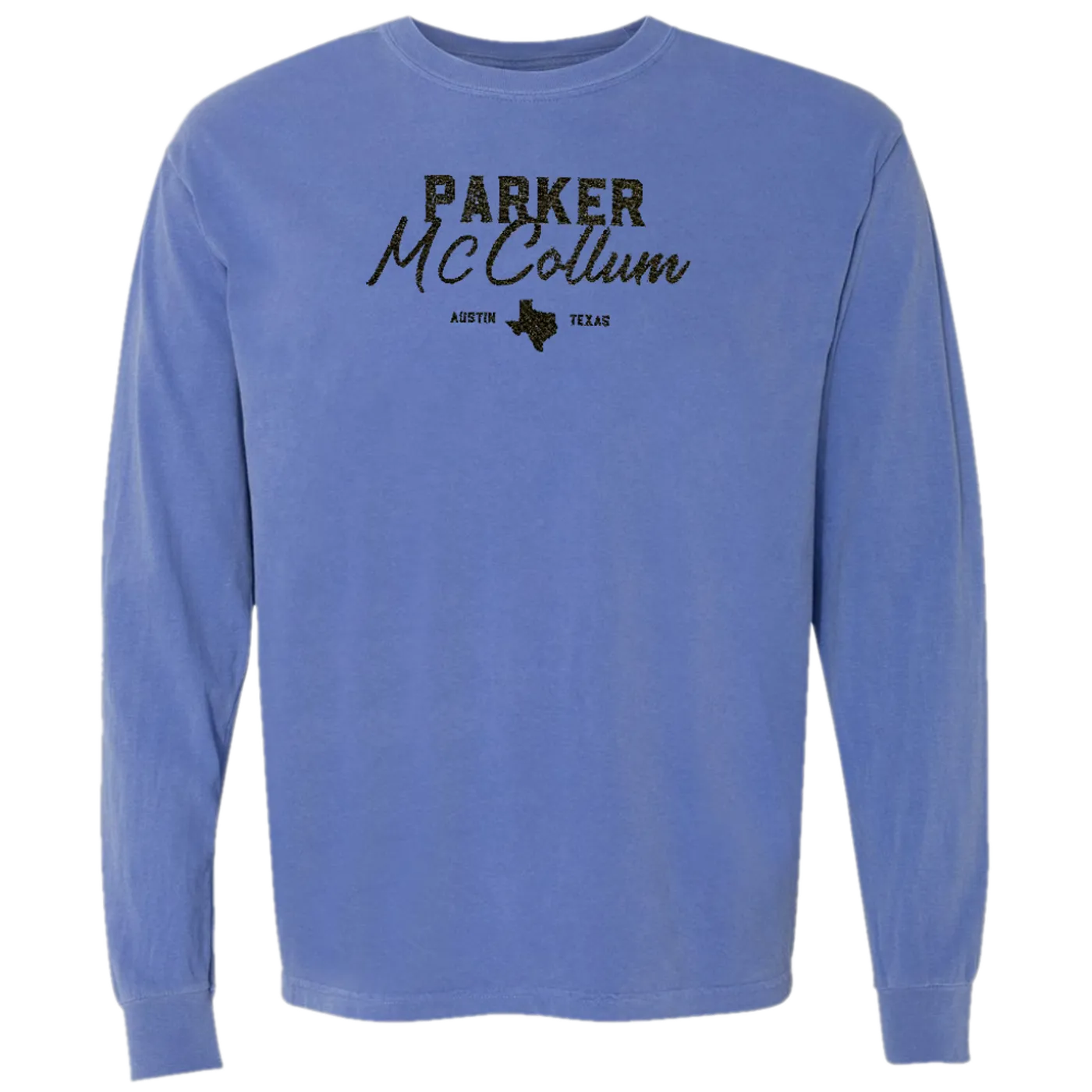 Parker McCollum Long Sleeve Blue Garment Washed Tee
