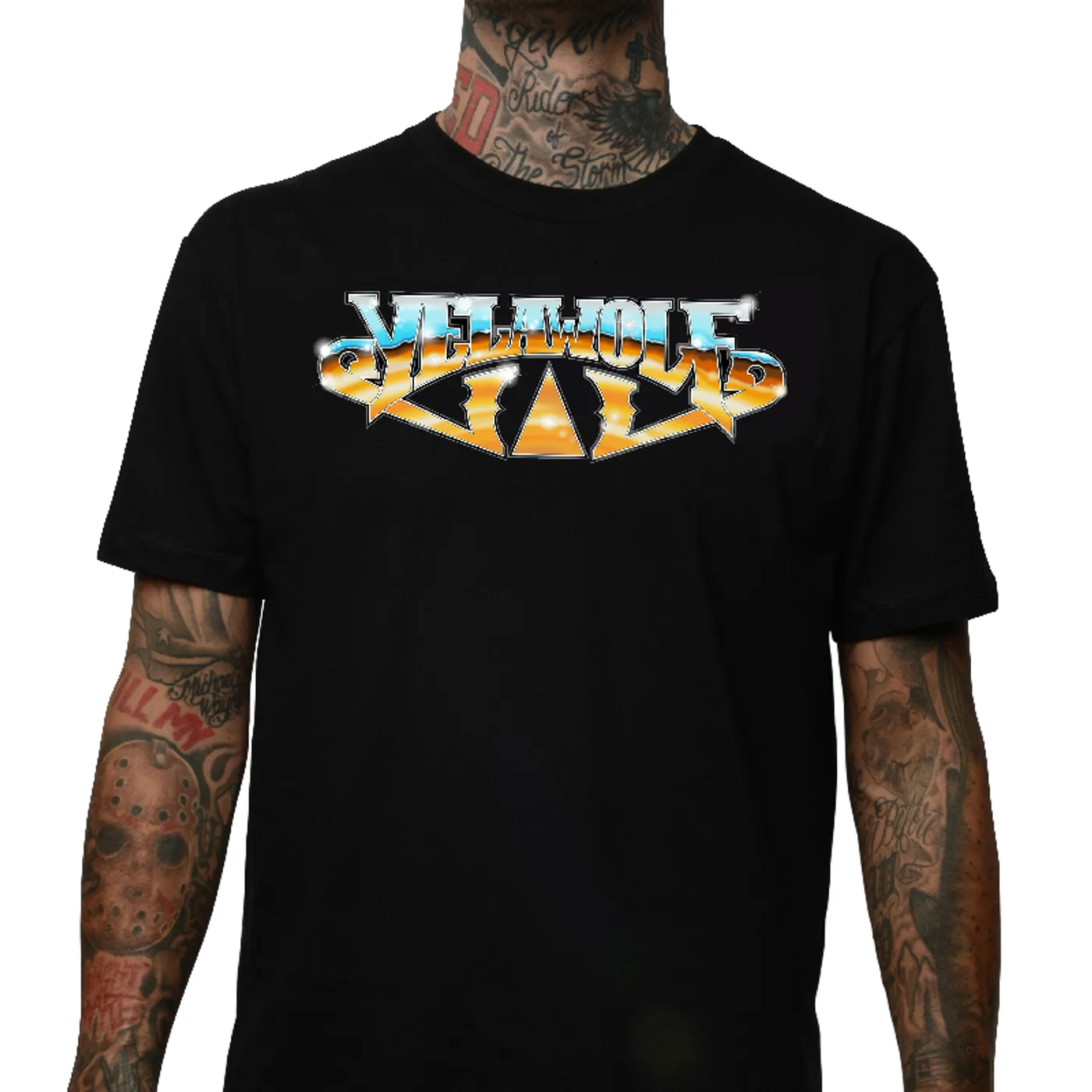 Slumerican Yelawolf Chrome Logo Tee