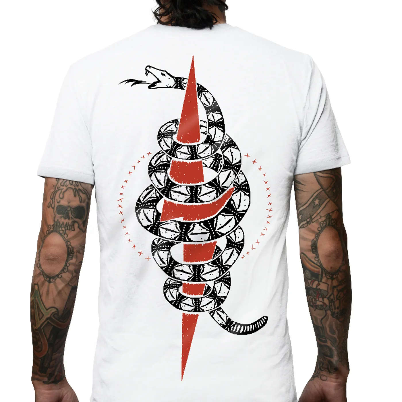 Slumerican White Tread Tee