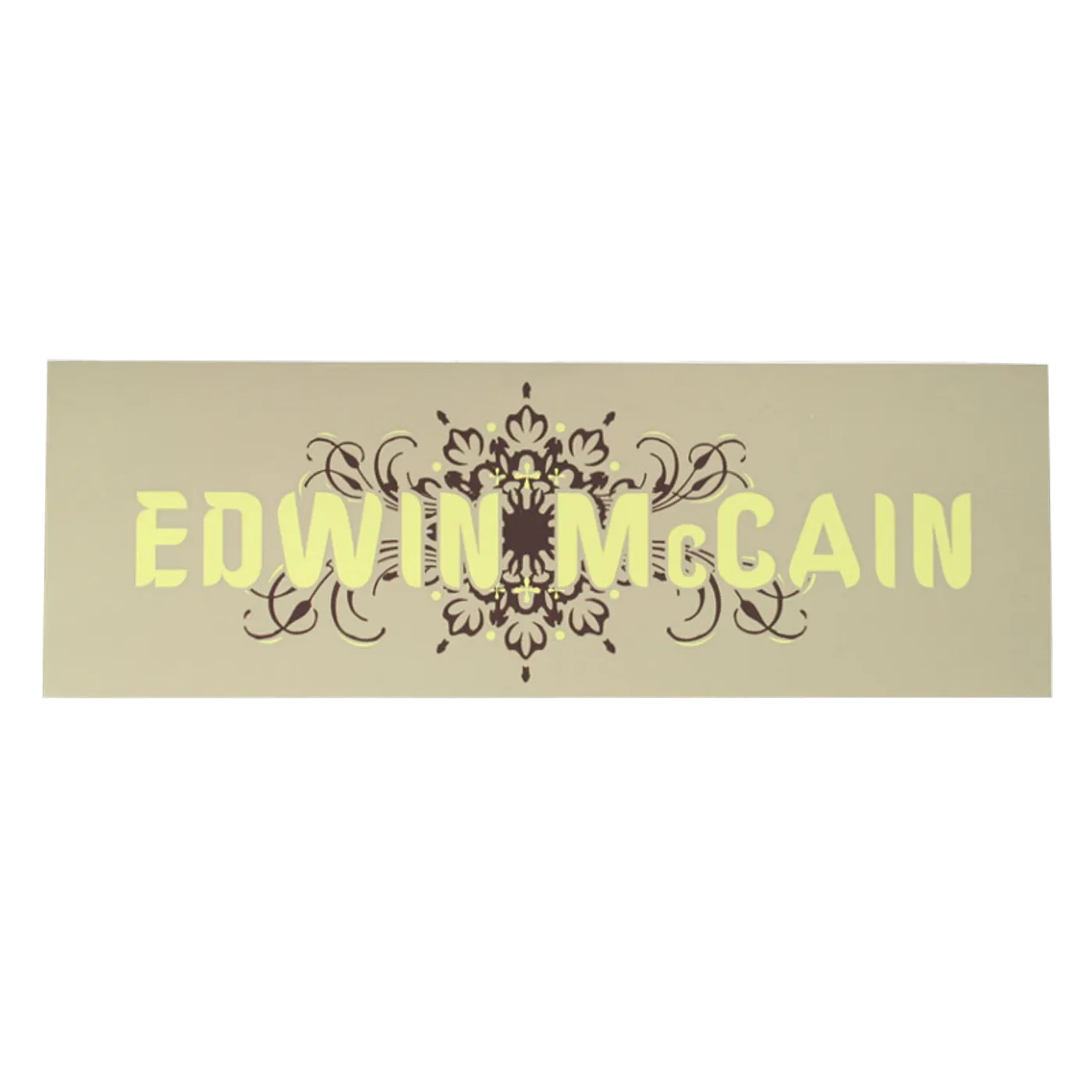 Edwin McCain Bumper Sticker