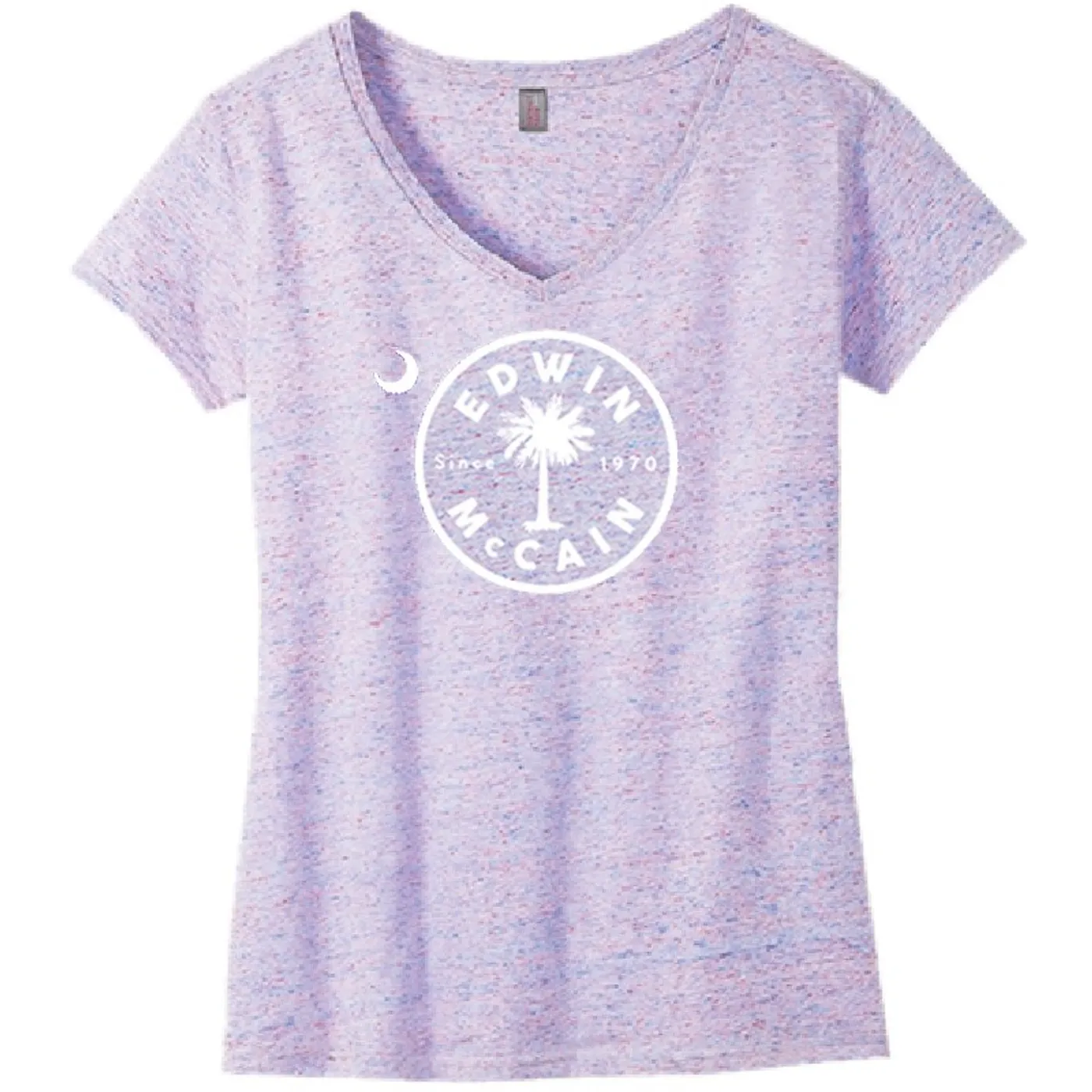 Edwin McCain Ladies Cosmic V Neck Tee
