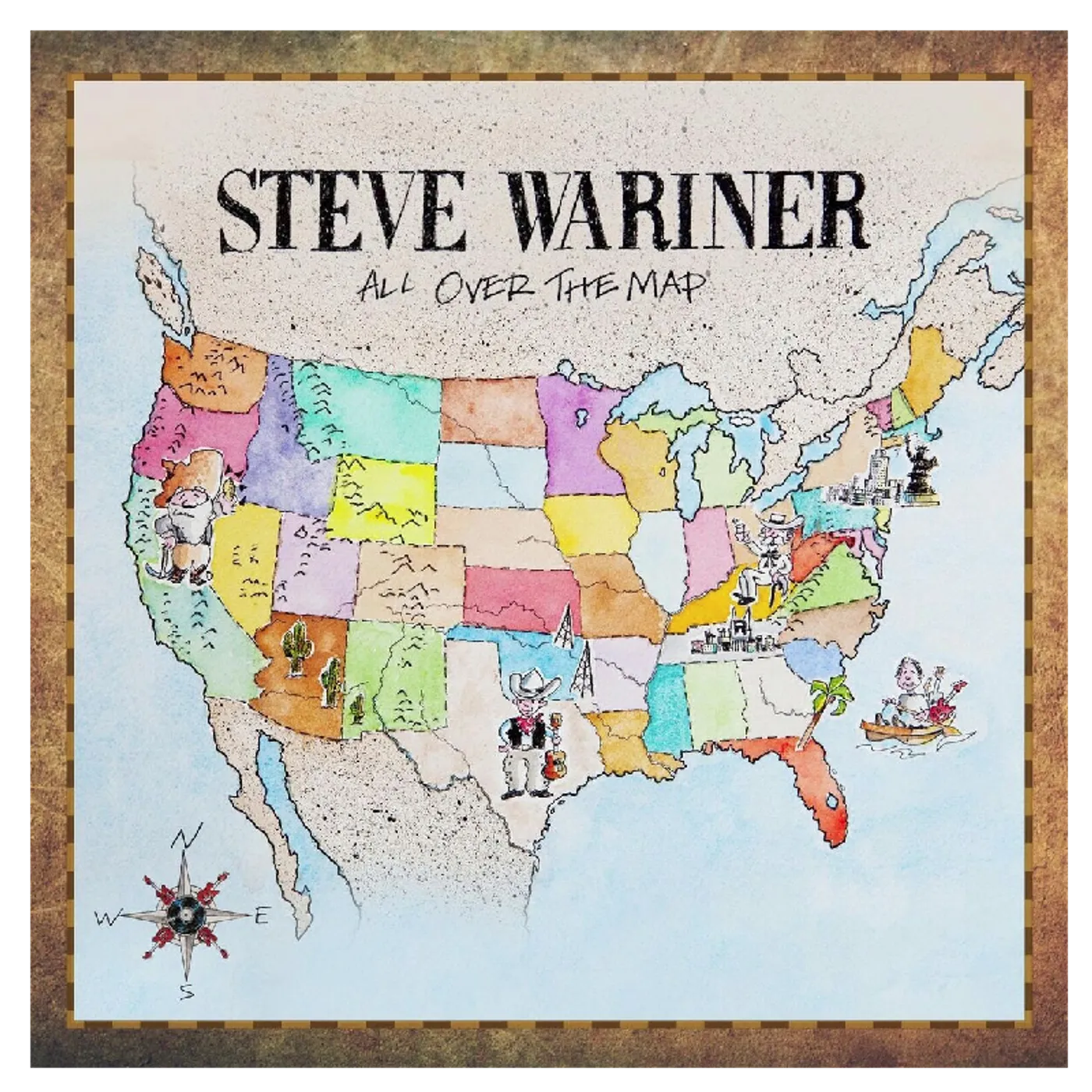Steve Wariner CD- All Over the Map