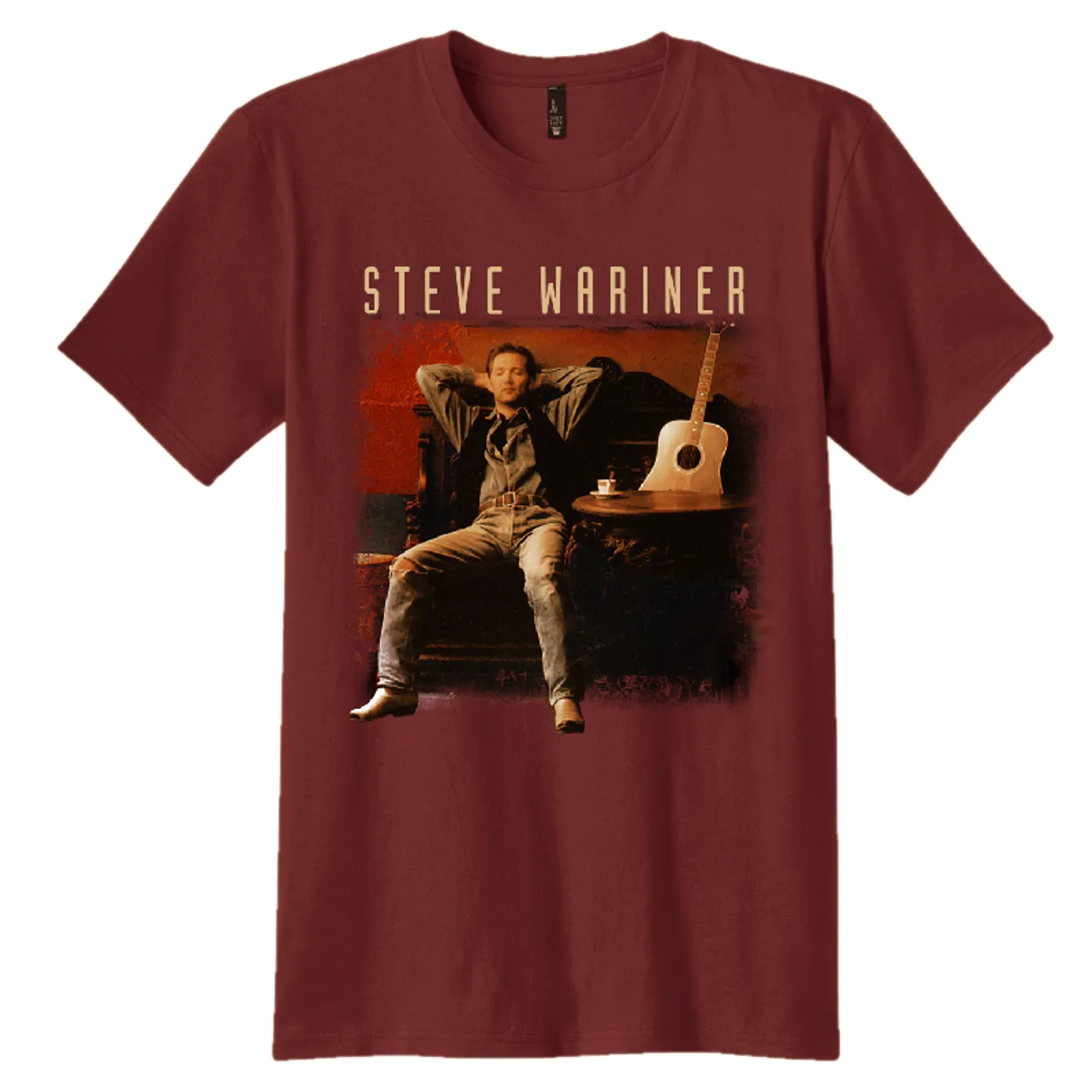Steve Wariner Maroon Photo Tee