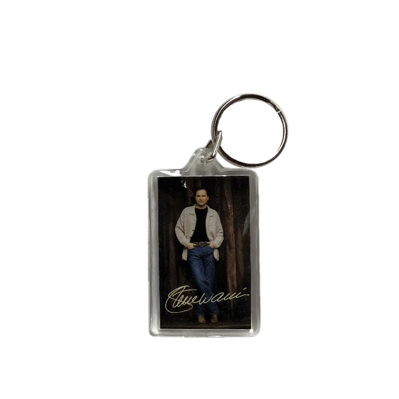 Steve Wariner Rectangle Keyring- Standing Photo
