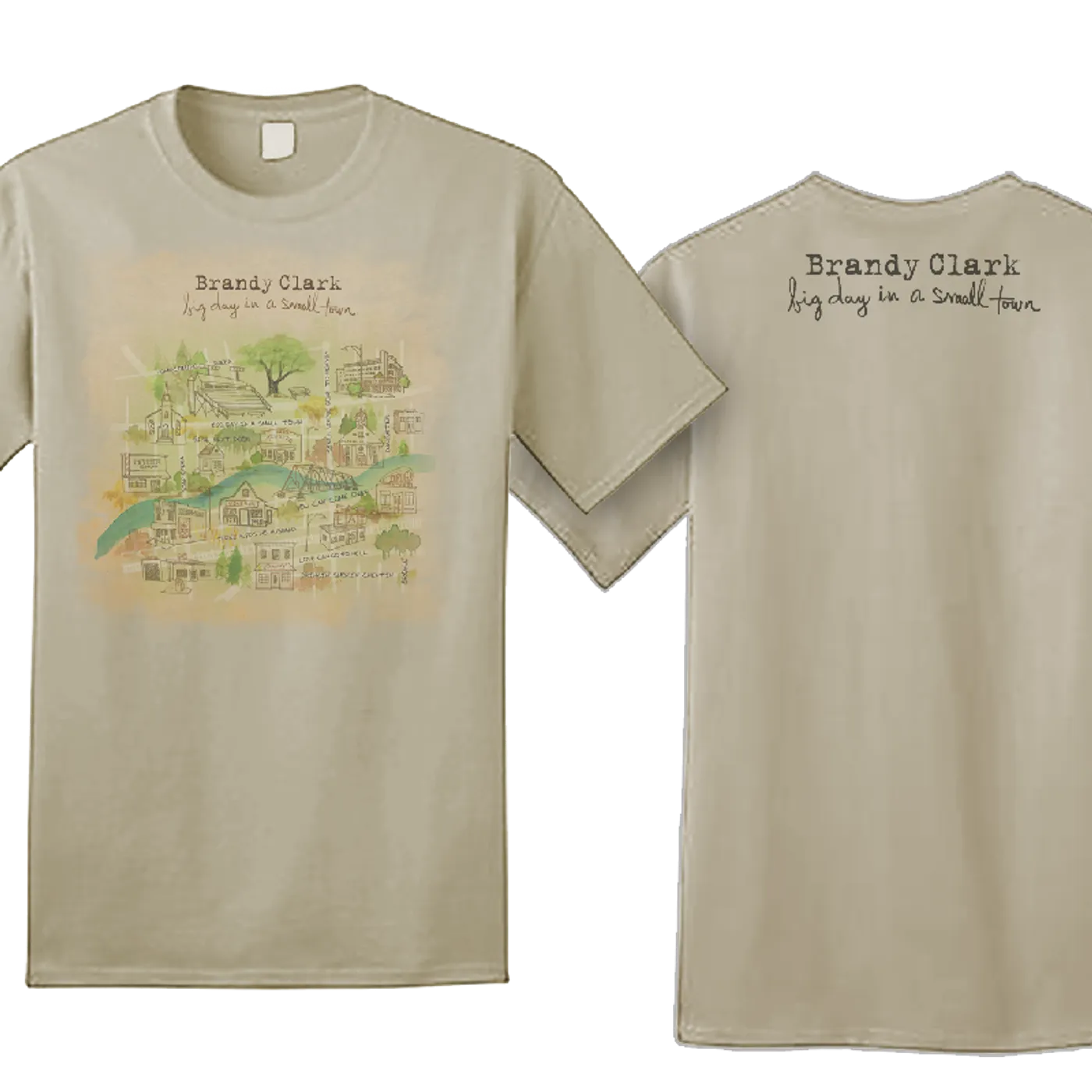Brandy Clark Big Day In A Small Town Sand Tee