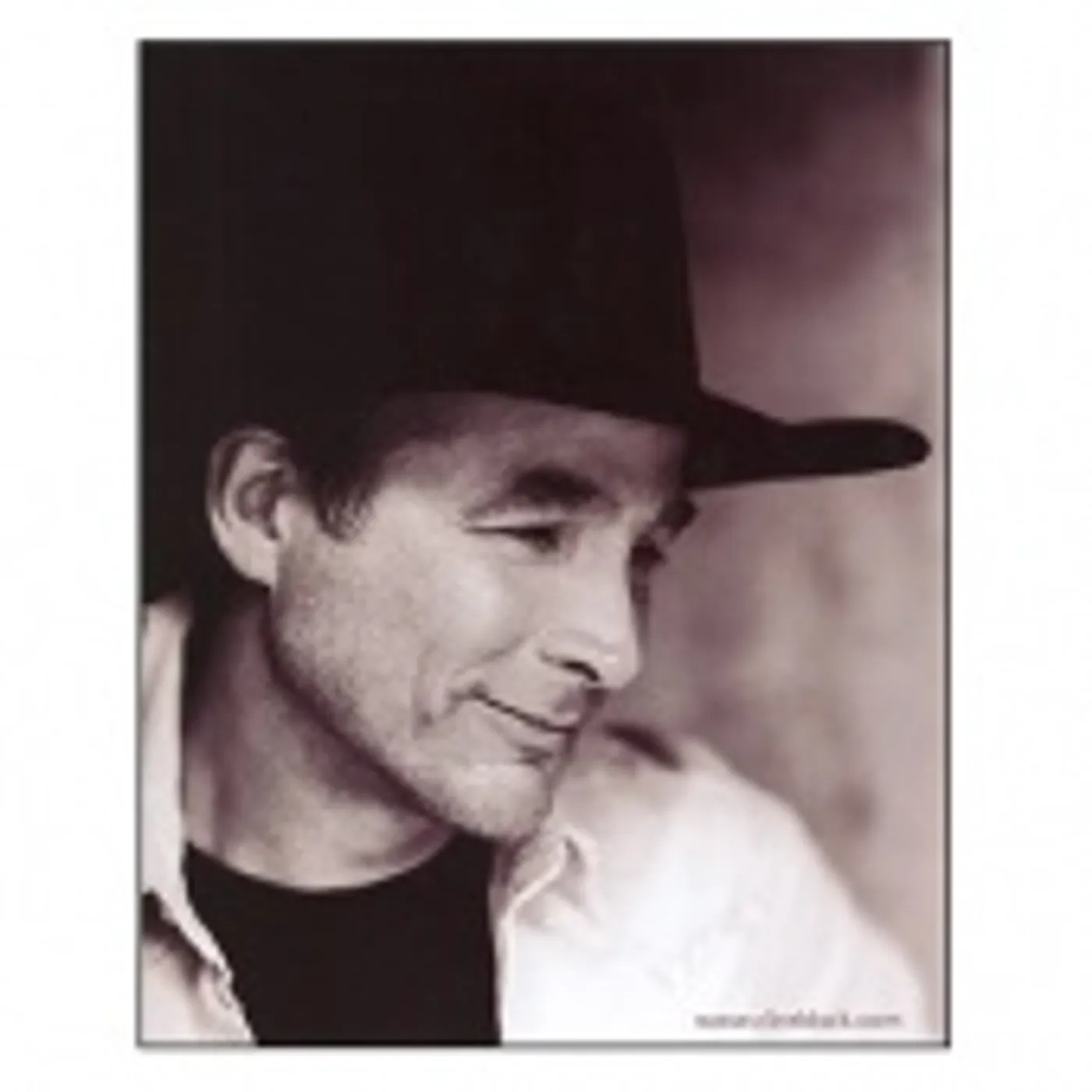 Clint Black Black and White Photo