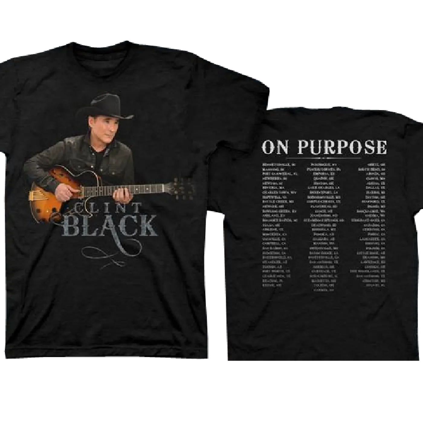 Clint Black Black Tour Tee