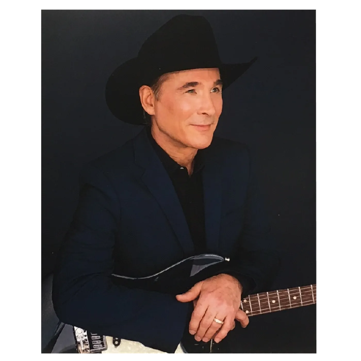 Clint Black 8x10 in Navy Jacket