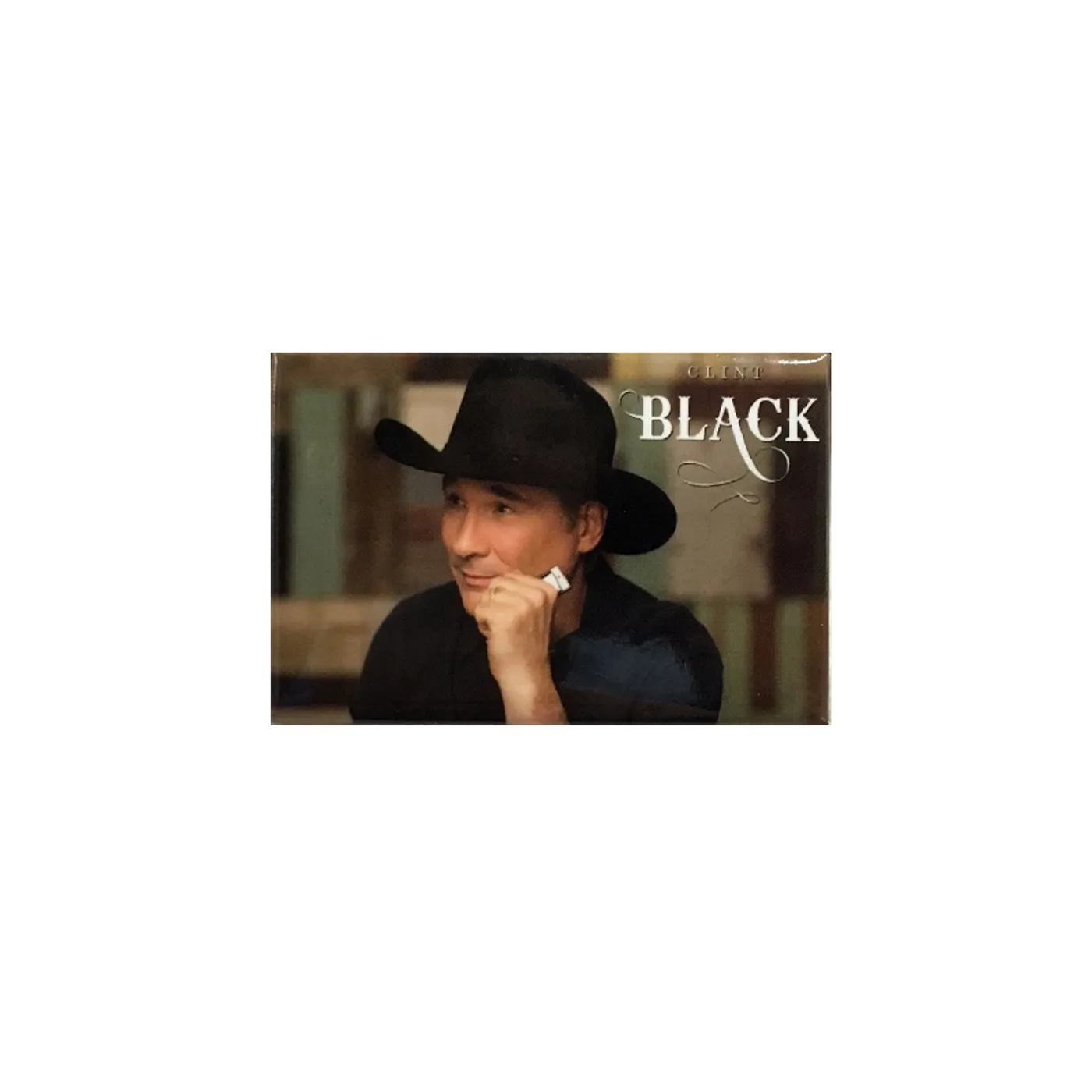 Clint Black Magnet- Clint w/ Harmonica