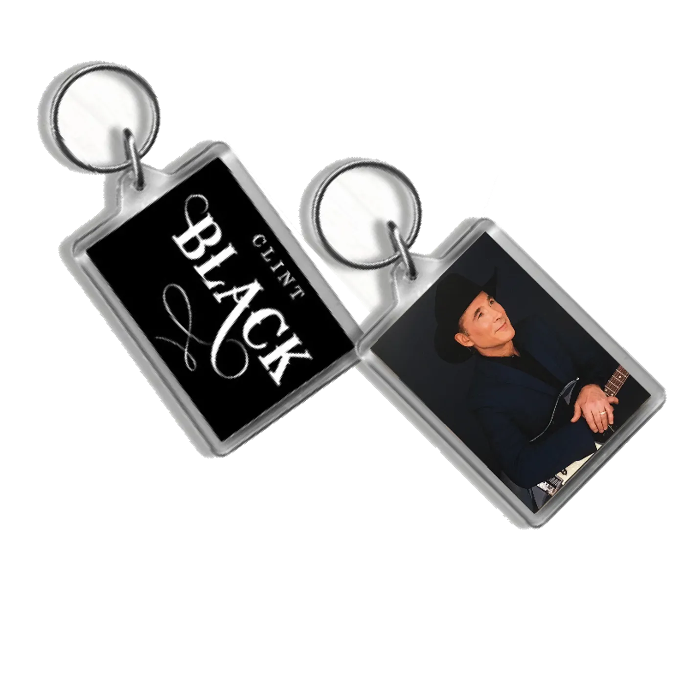 Clint Black Keyring- Navy Jacket