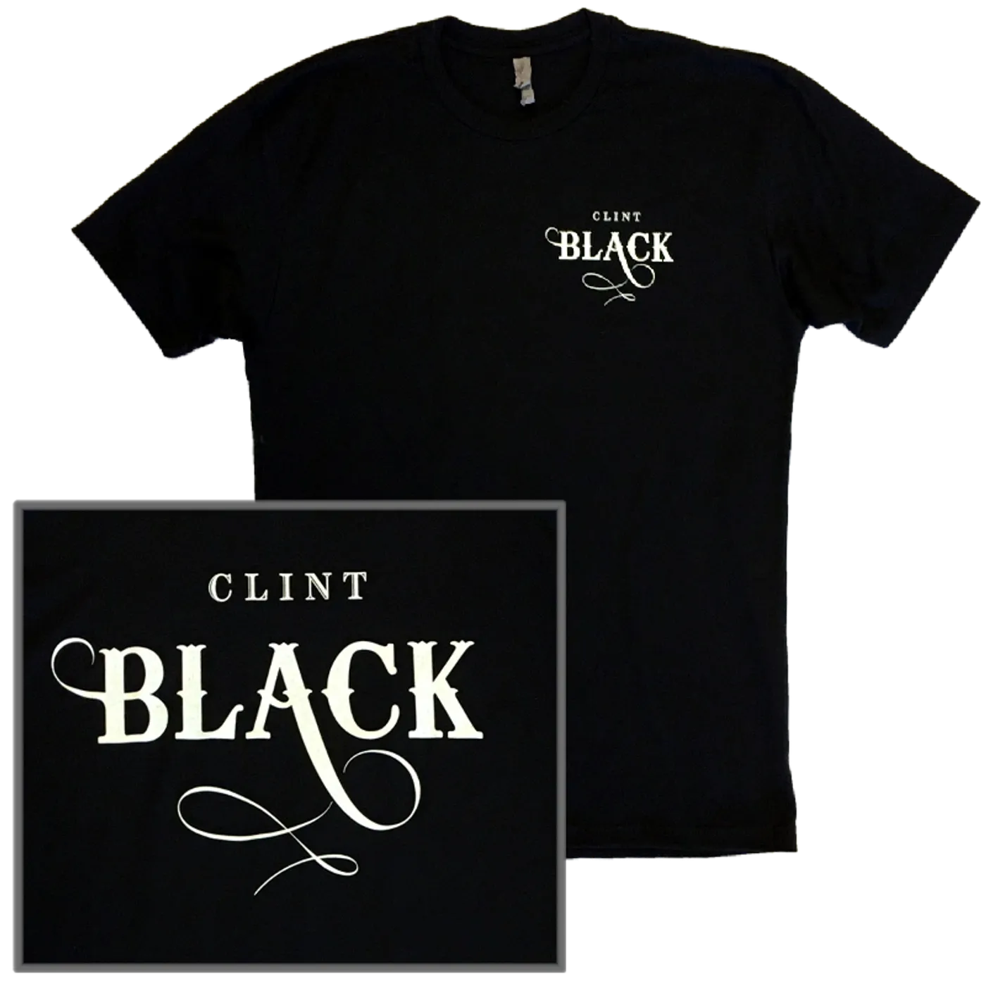 Clint Black Logo Tee