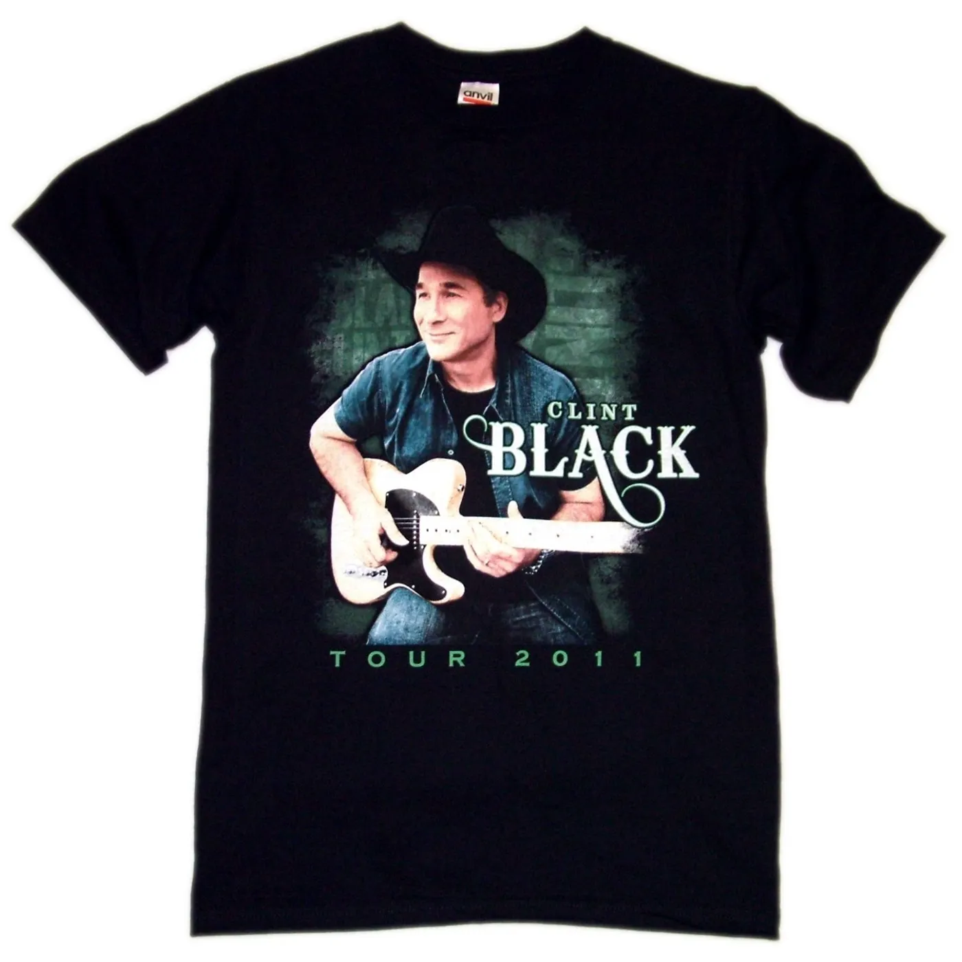 Clint Black 2011 Black Photo Tee