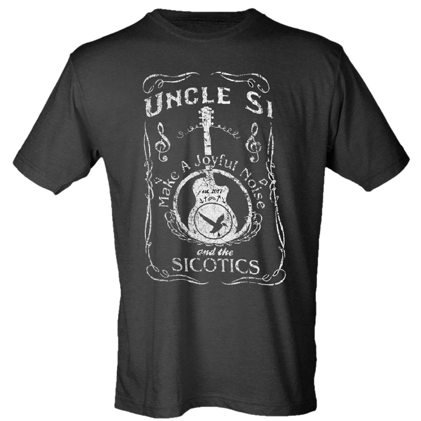 Uncle Si and the Sicotoics Uncle Si and the Sicotics Black Tee- Make a Joyful Noise