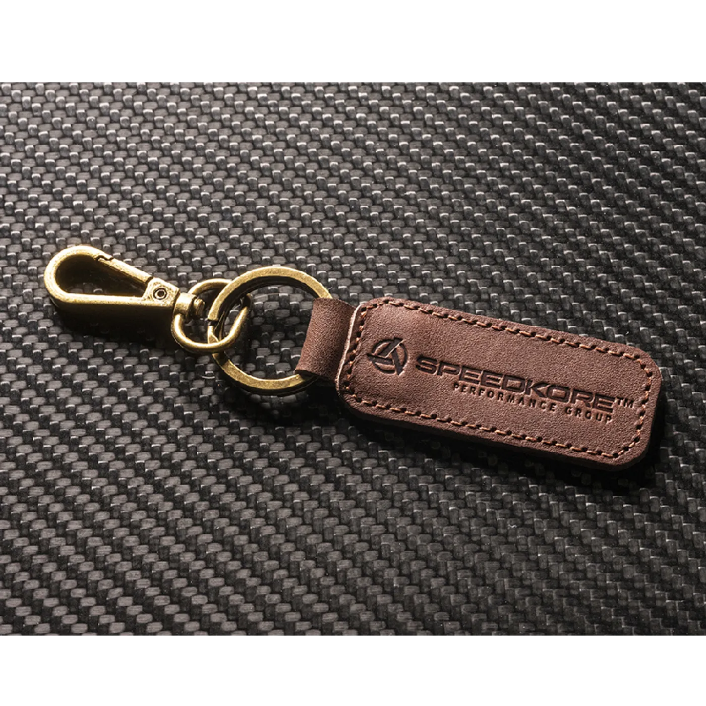 Allie Colleen SpeedKore Leather Keychain