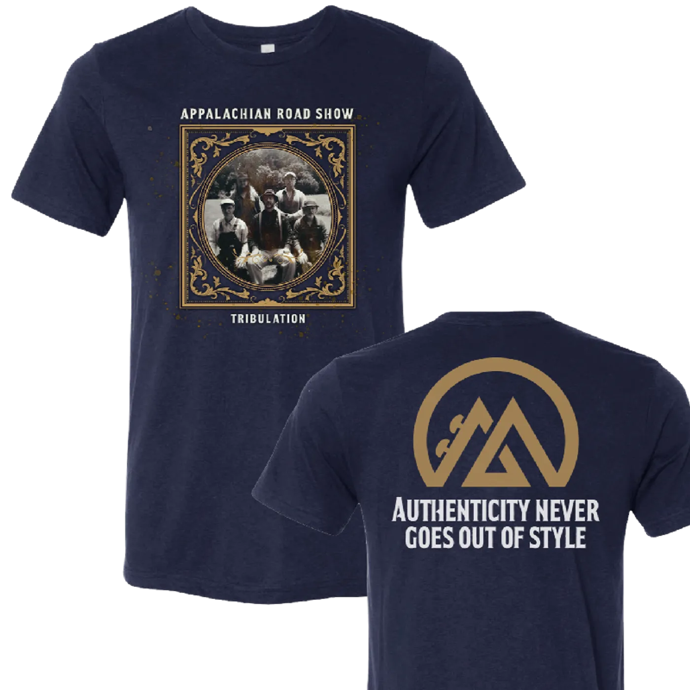 Appalachian Road Show Navy Album Cover Tee
