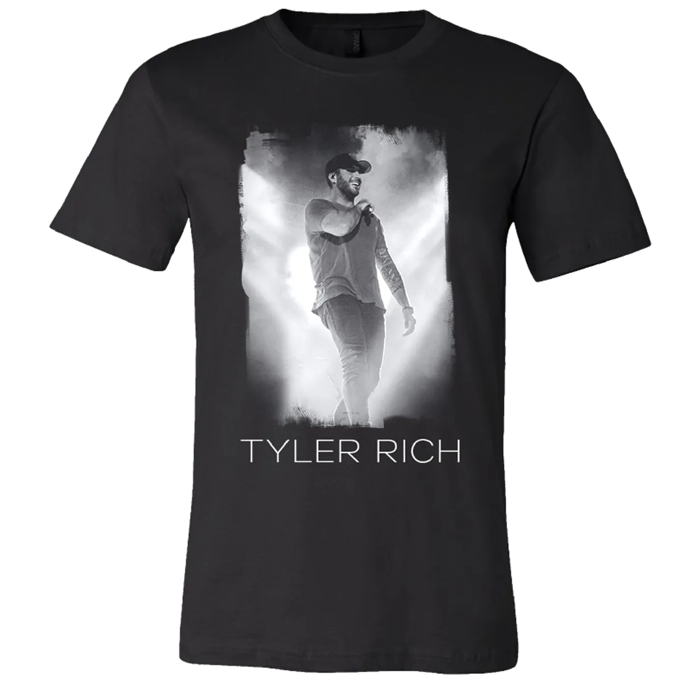 Tyler Rich Black Heather Photo Tee