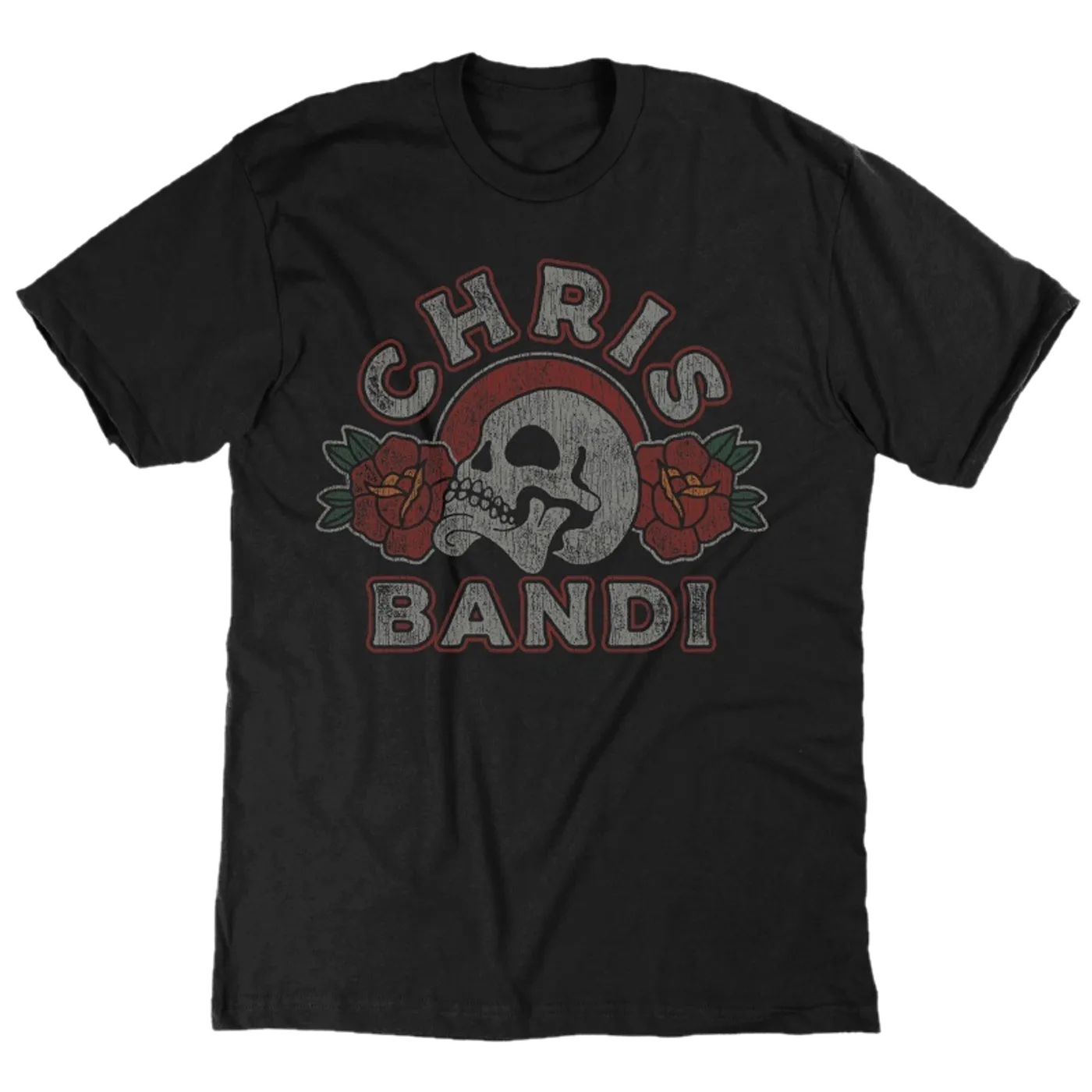 Chris Bandi Black Skull Tee