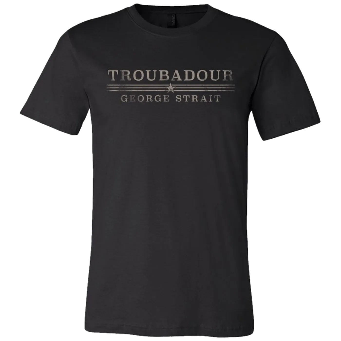 George Strait Troubadour Black Tee