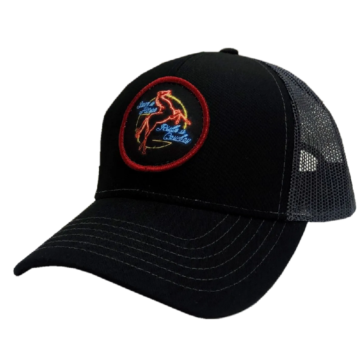 Big and Rich Black/Charcoal w/ Save A Horse Patch