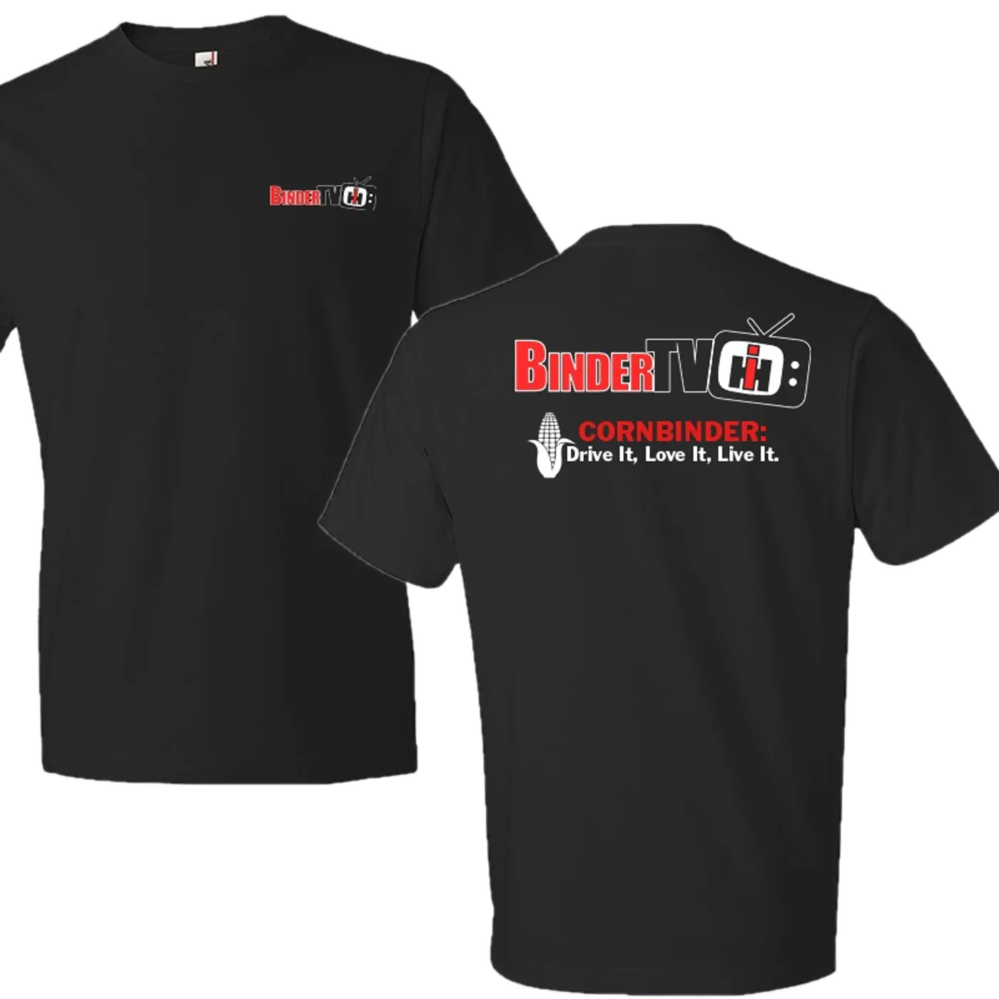 Unisex Binder TV Black Tee