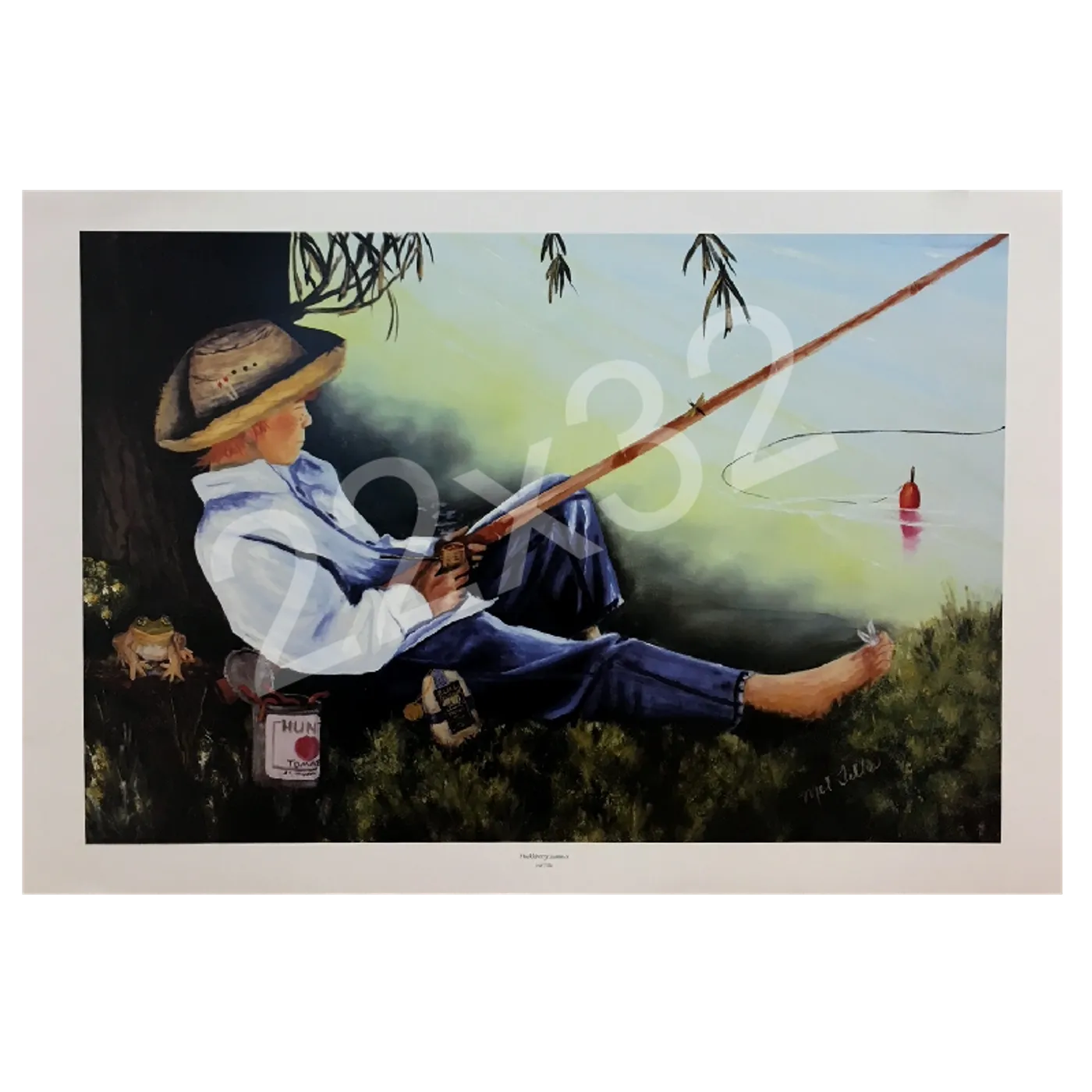 Mel Tillis Print- Huckleberry Summer