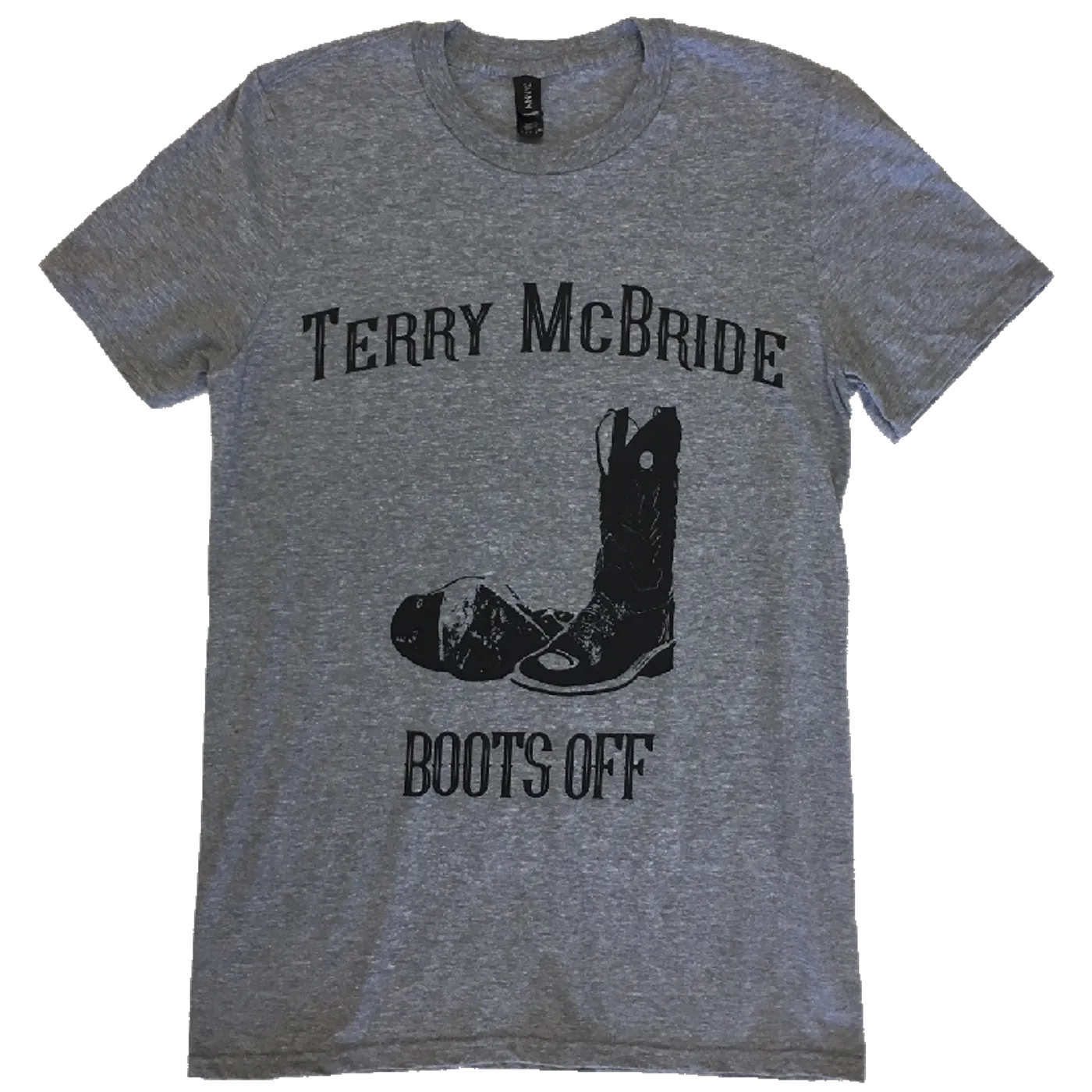 Terry McBride Heather Graphite Boots Off Tee