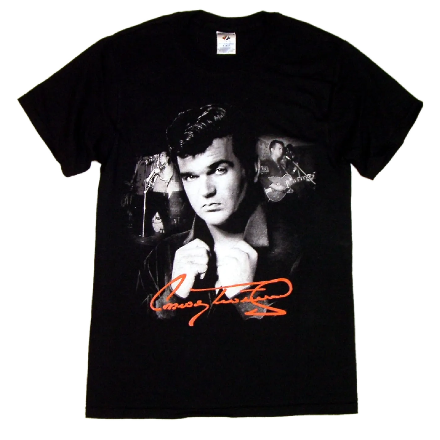 Conway Twitty Photo Black Tee