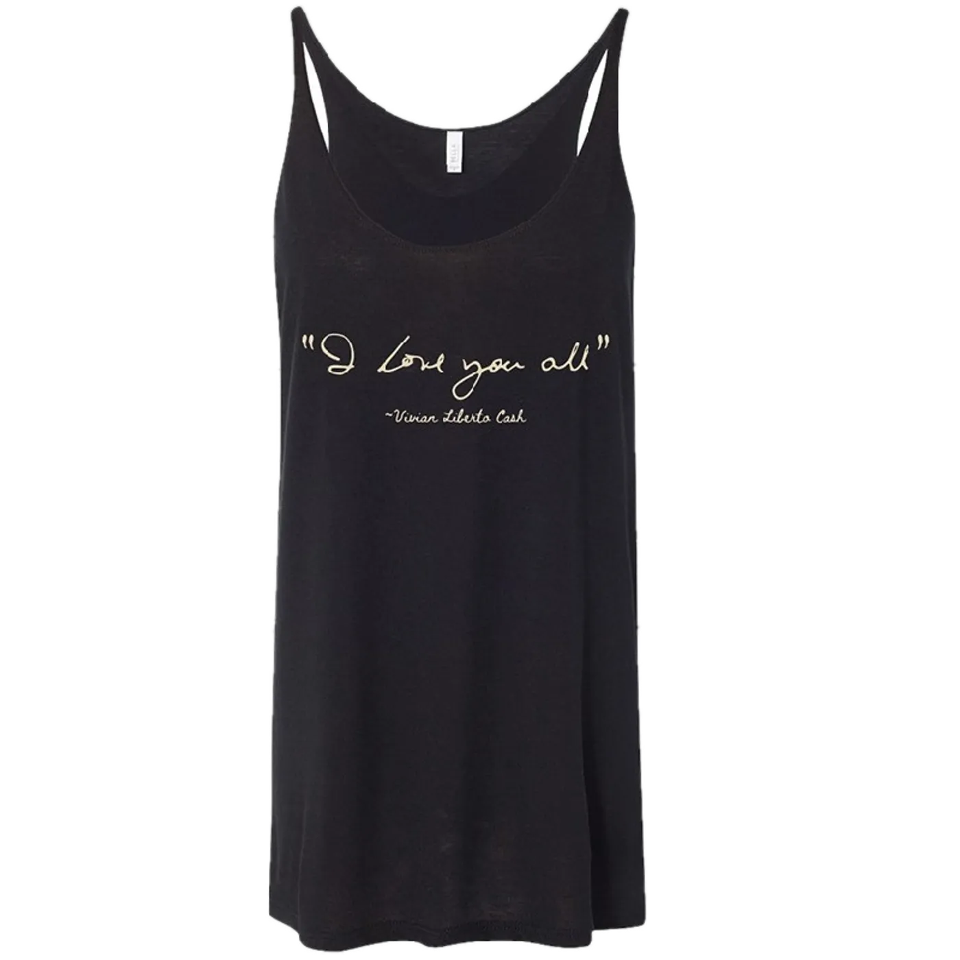 Thomas Gabriel I Love You All Black Tank