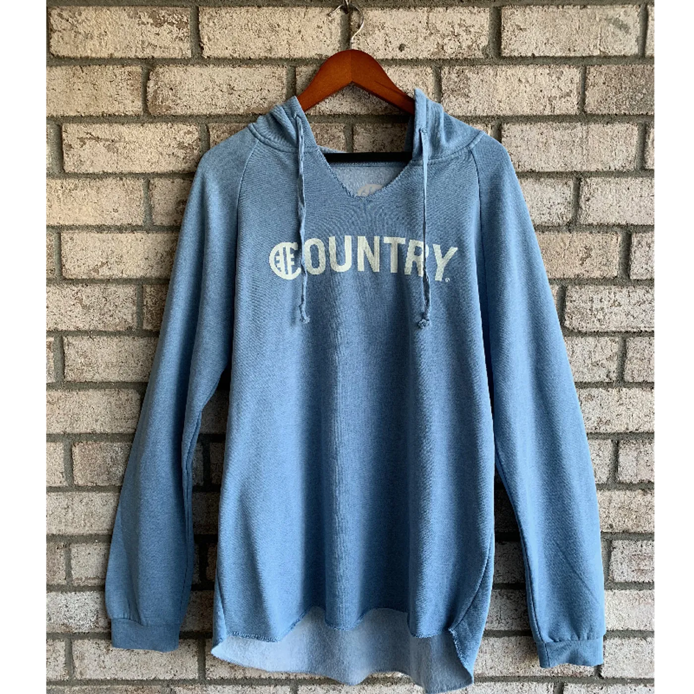 Hashtag Country Ladies Surf Country Misty Blue Hoodie