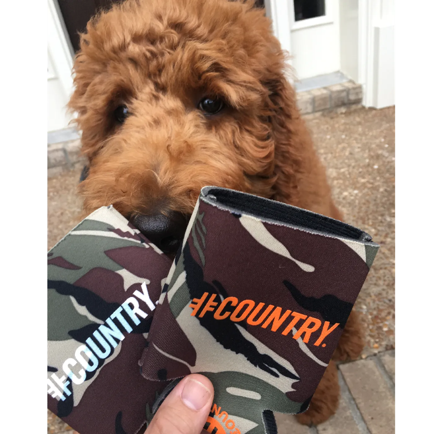 Hashtag Country Camo Can Can Cooler
